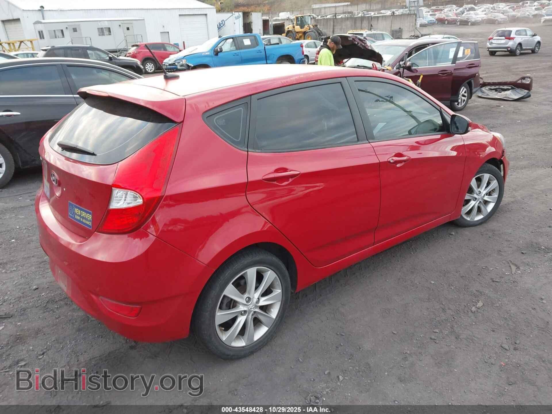 2013 HYUNDAI ACCENT - VIN: KMHCU5AE8DU083048 - Фото 4