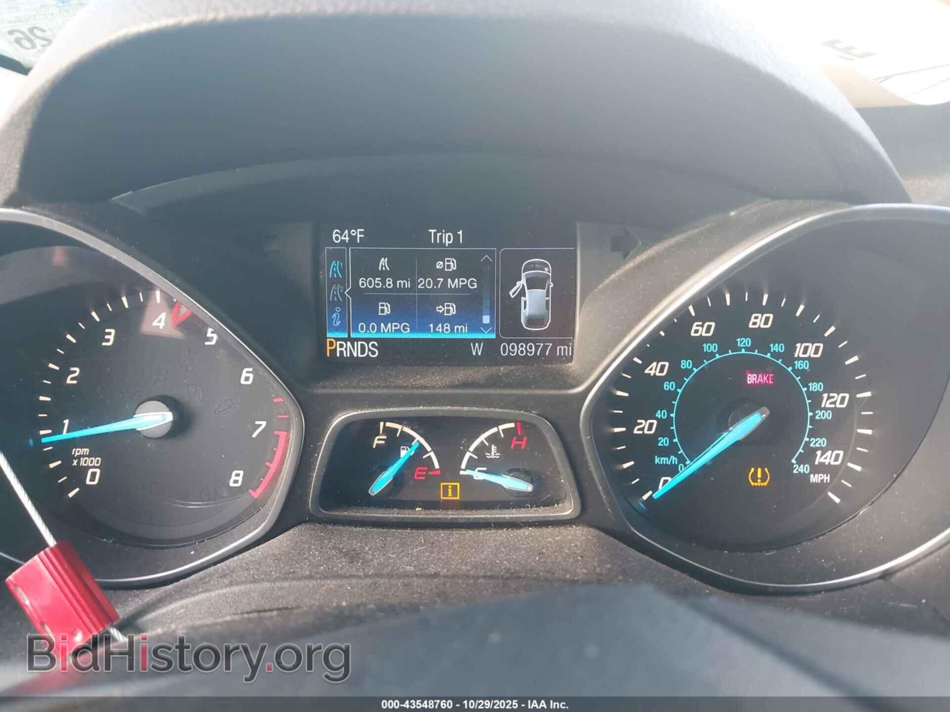 2015 FORD ESCAPE - VIN: 1FMCU0J92FUC74103 - Фото 7