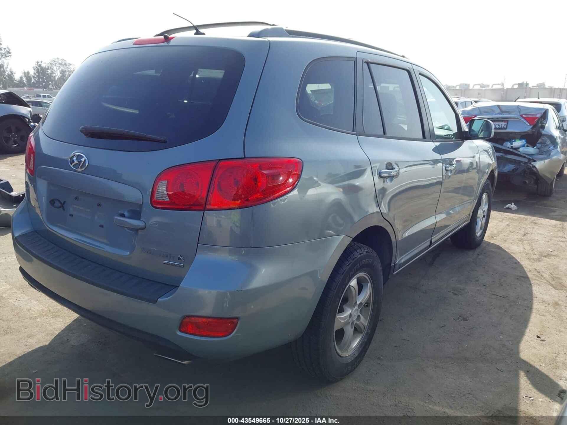 2007 HYUNDAI SANTA FE - VIN: 5NMSG73D67H014152 - Фото 4