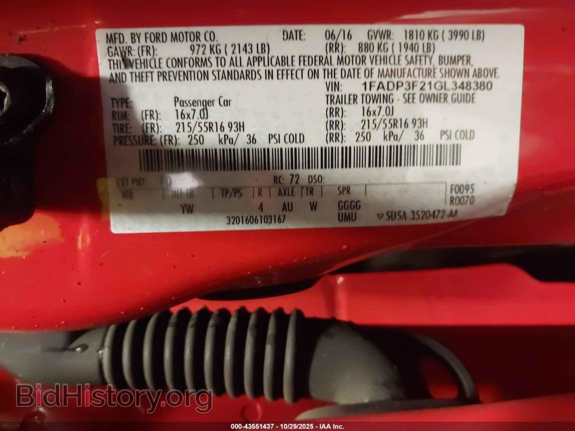 2016 FORD FOCUS - VIN: 1FADP3F21GL348380 - Photo 9