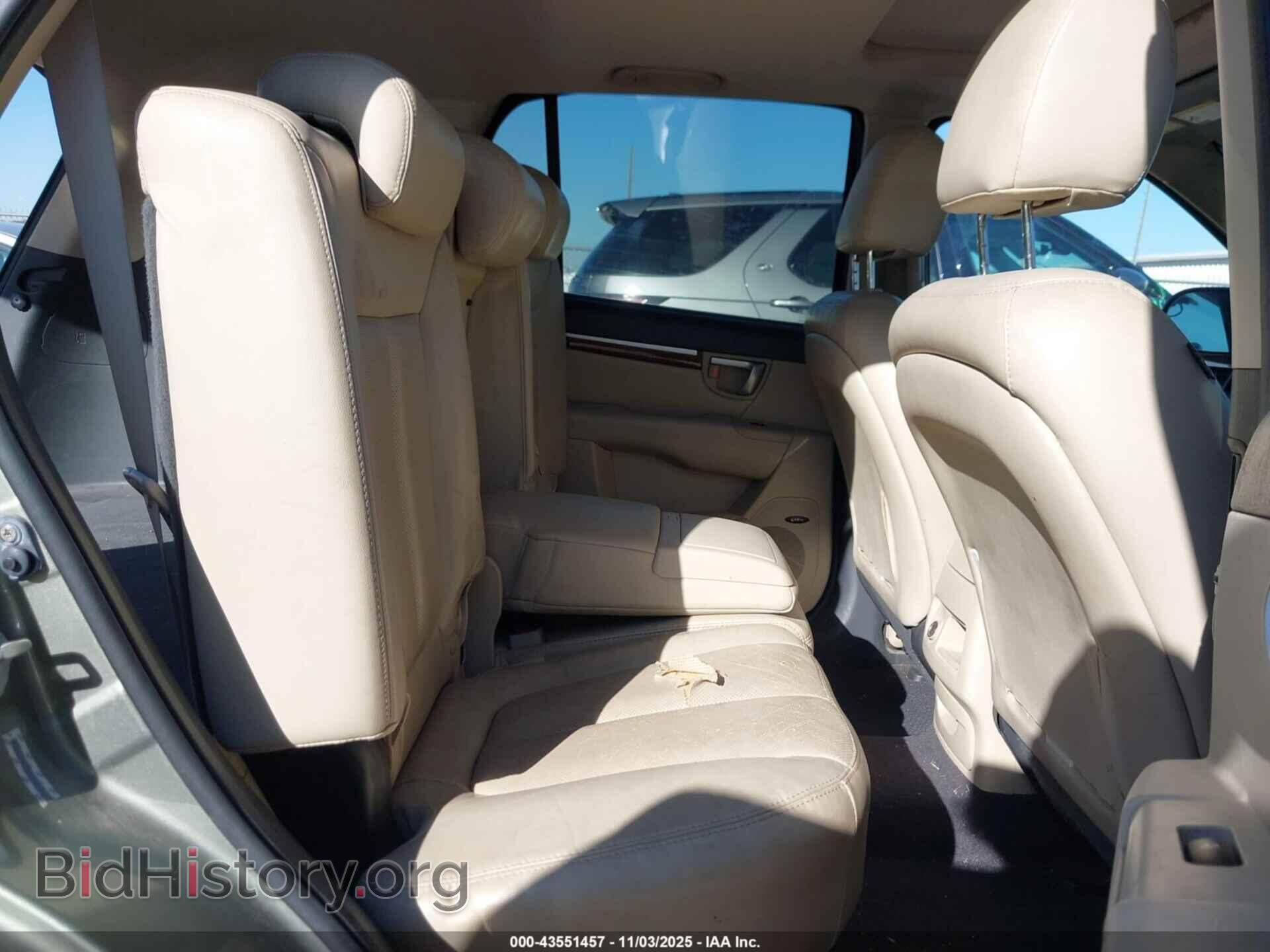 2009 HYUNDAI SANTA FE - VIN: 5NMSH13E09H257378 - Фото 8