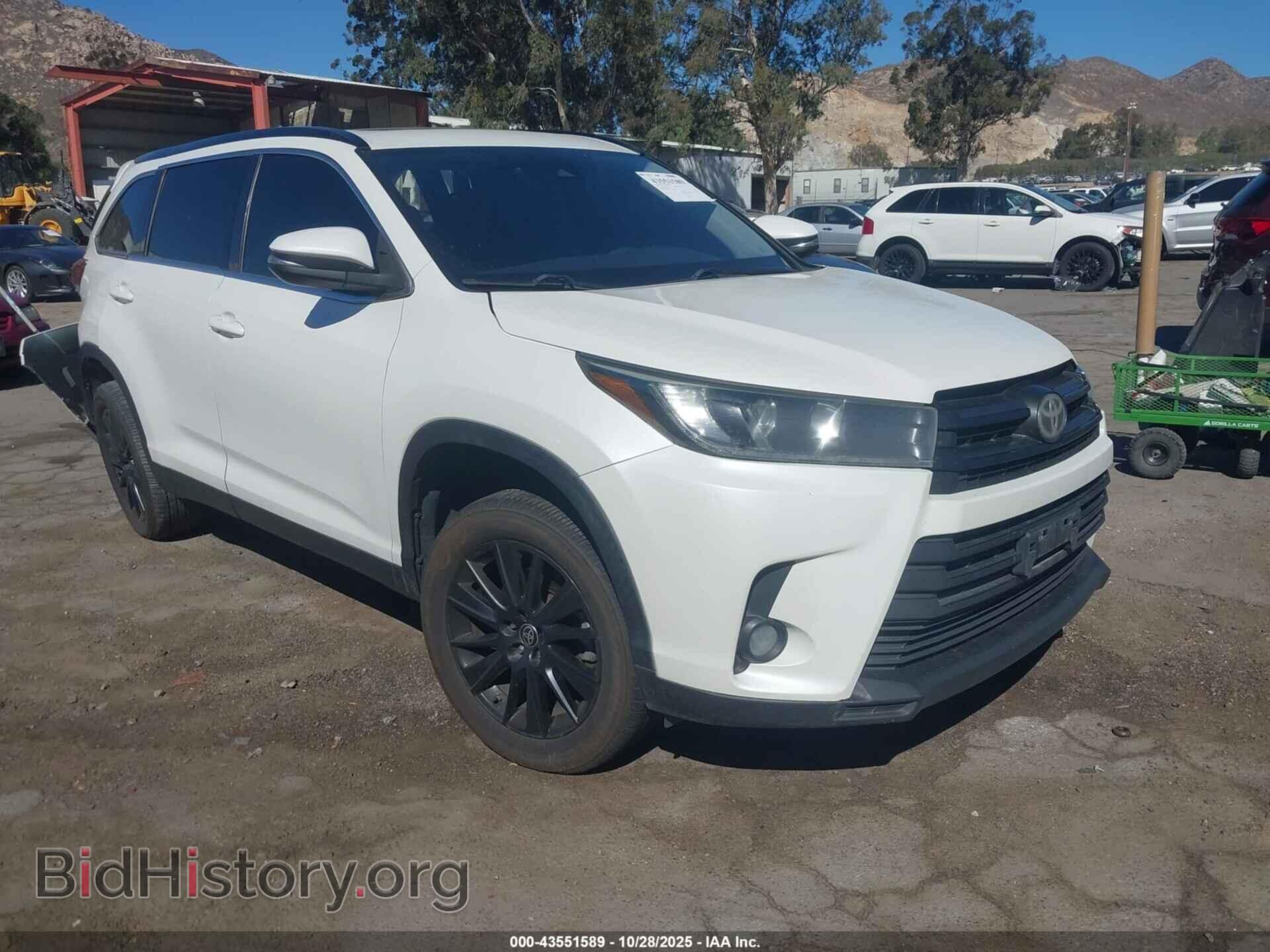 Photo 5TDKZRFH5KS574643 - TOYOTA HIGHLANDER 2019
