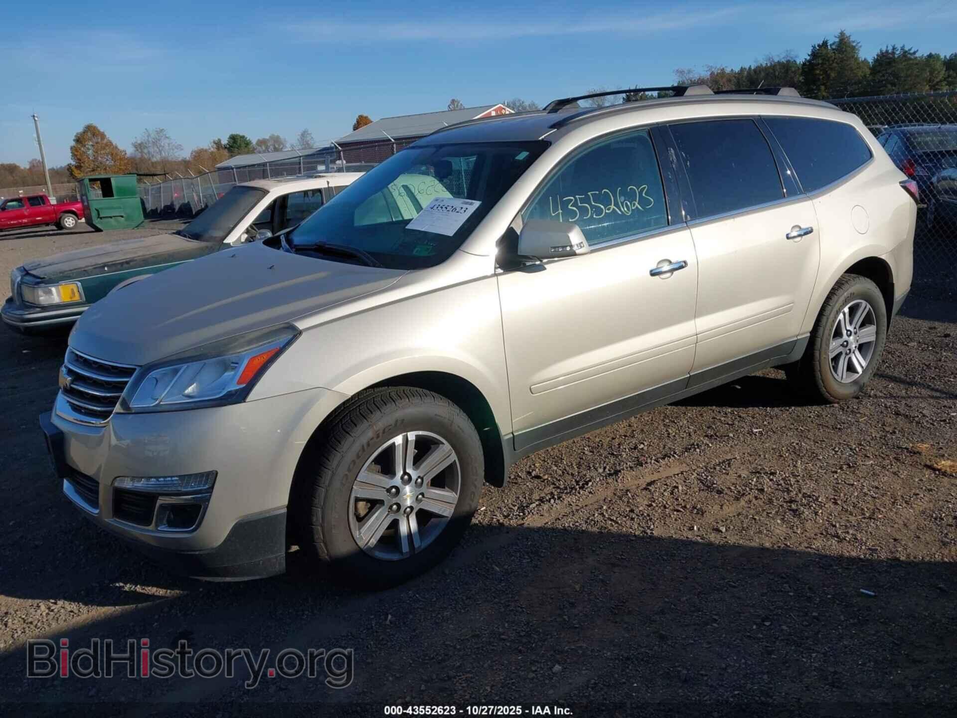 2015 CHEVROLET TRAVERSE - VIN: 1GNKVGKD1FJ353456 - Фото 2