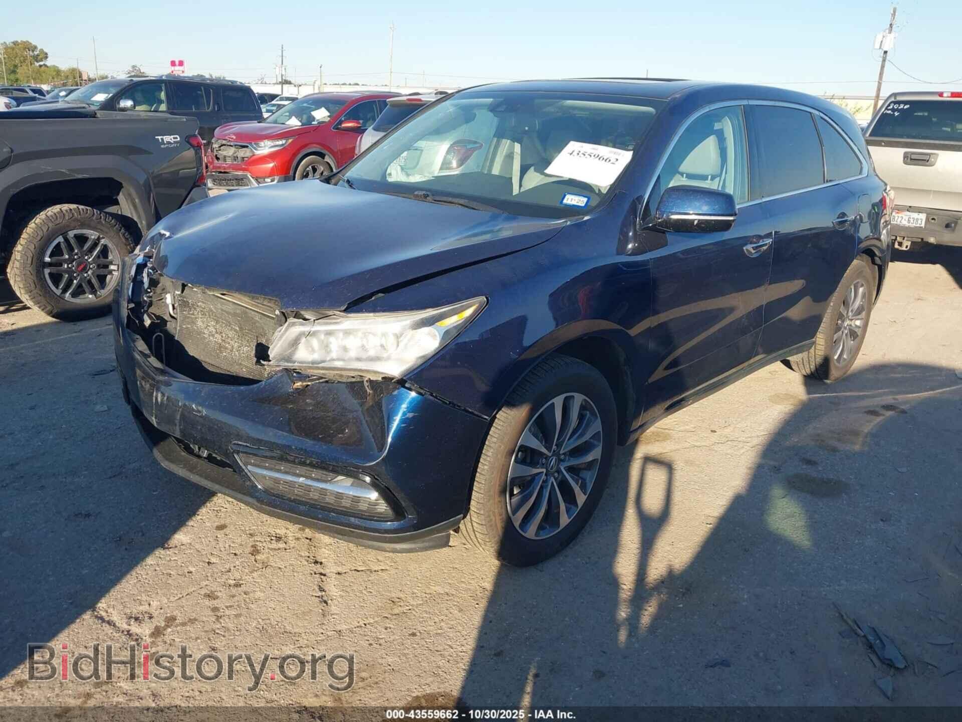 2015 ACURA MDX - VIN: 5FRYD3H63FB014548 - Фото 2