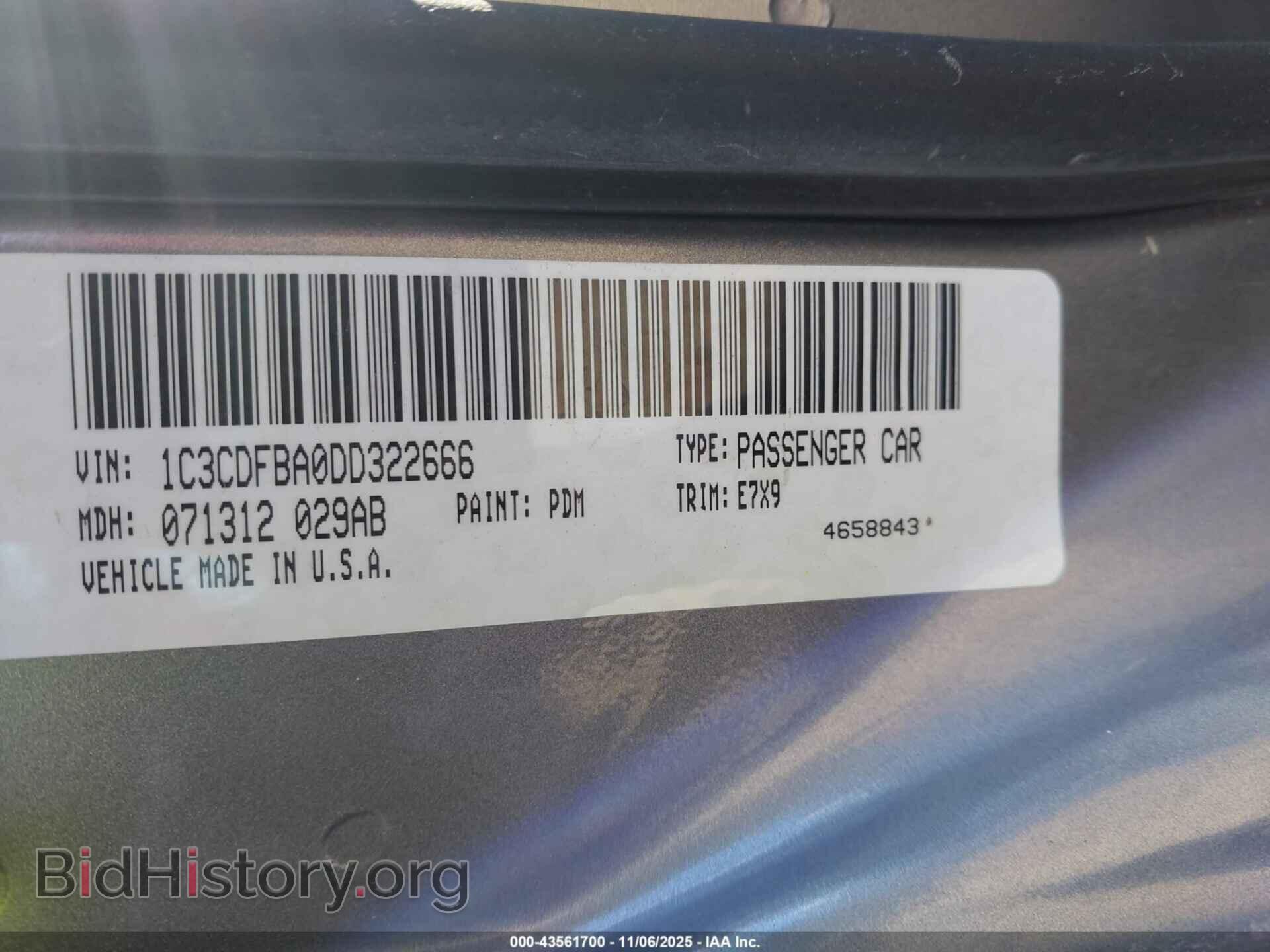 2013 DODGE DART - VIN: 1C3CDFBA0DD322666 - Photo 9