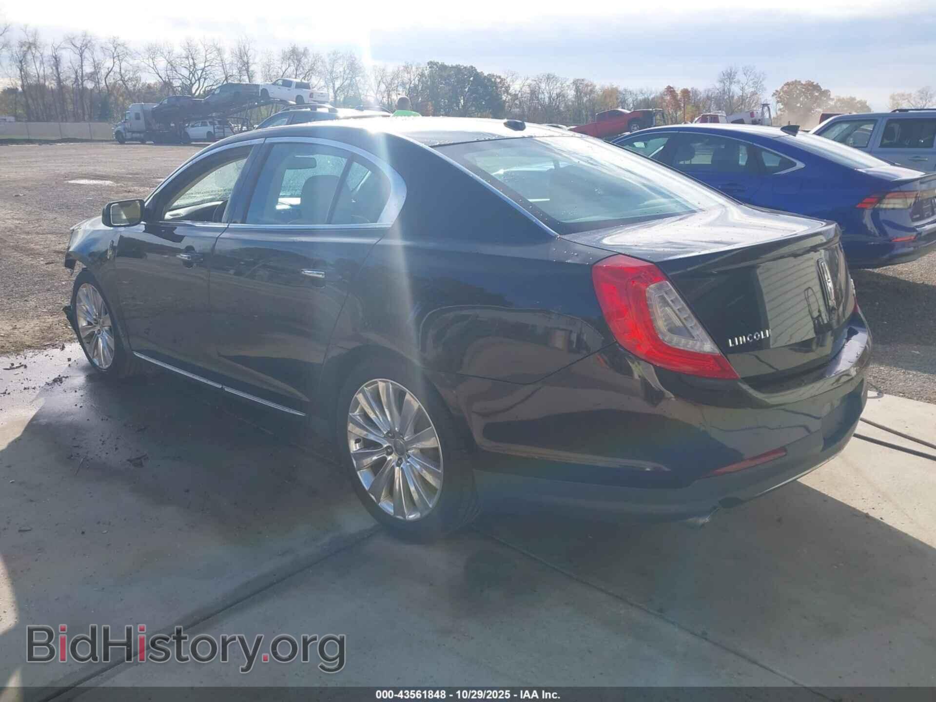 2013 LINCOLN MKS - VIN: 1LNHL9FT0DG605855 - Фото 3