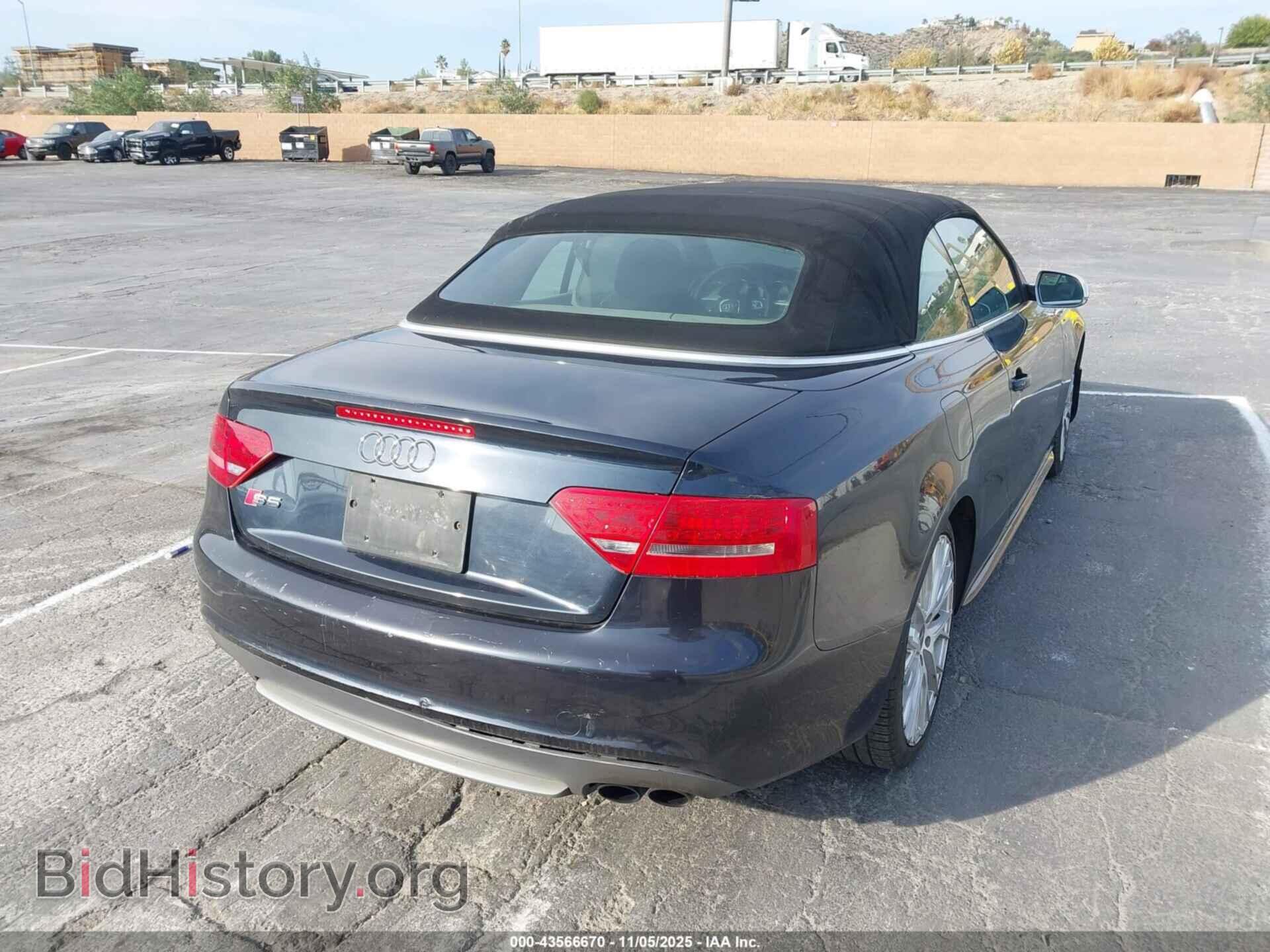 2012 AUDI S5 - VIN: WAUCGAFH3CN008030 - Фото 4