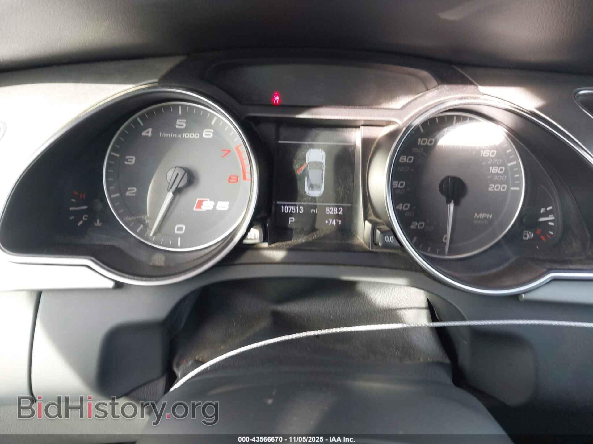 2012 AUDI S5 - VIN: WAUCGAFH3CN008030 - Фото 7