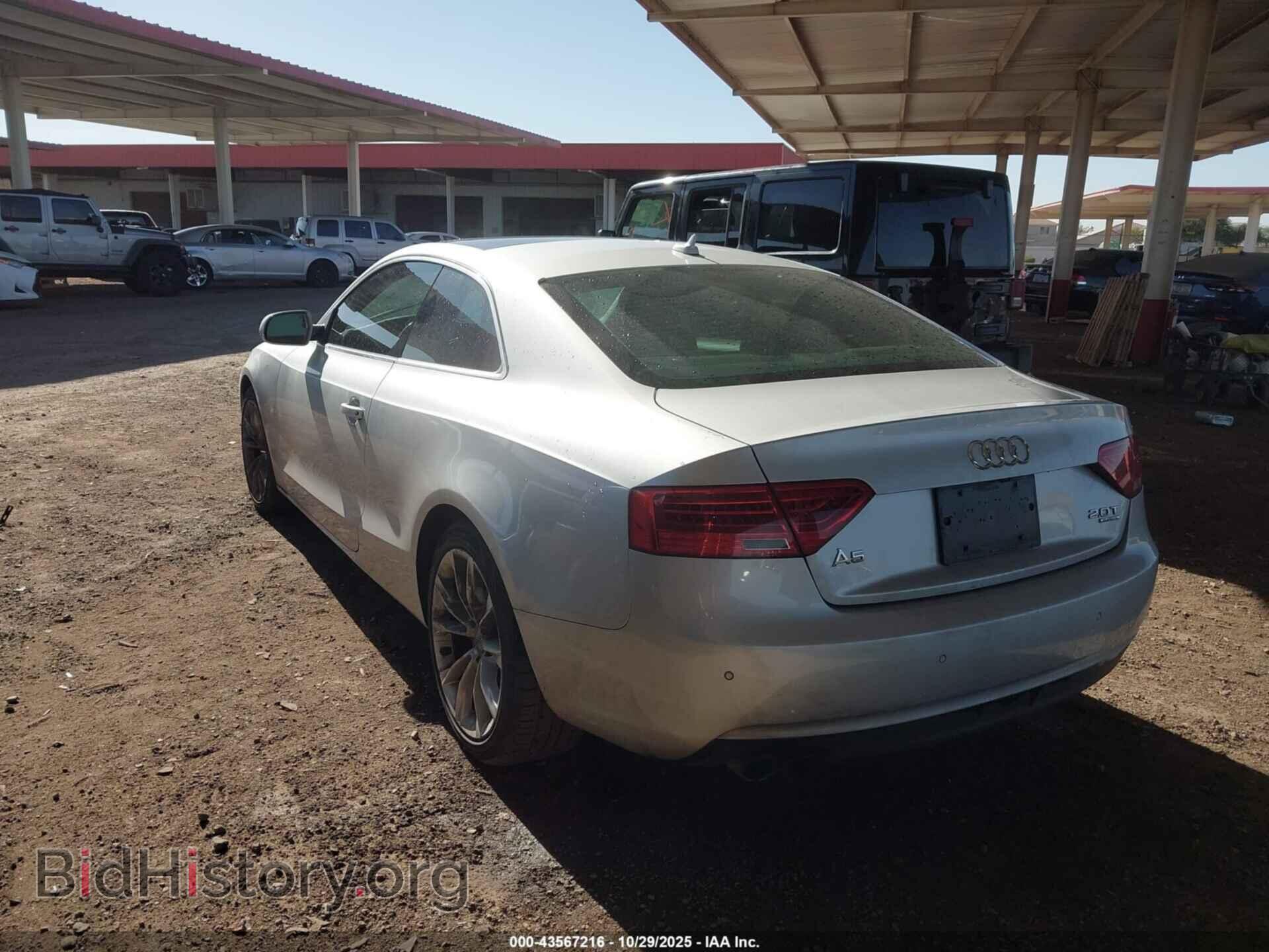 2013 AUDI A5 - VIN: WAULFAFR3DA031280 - Photo 3