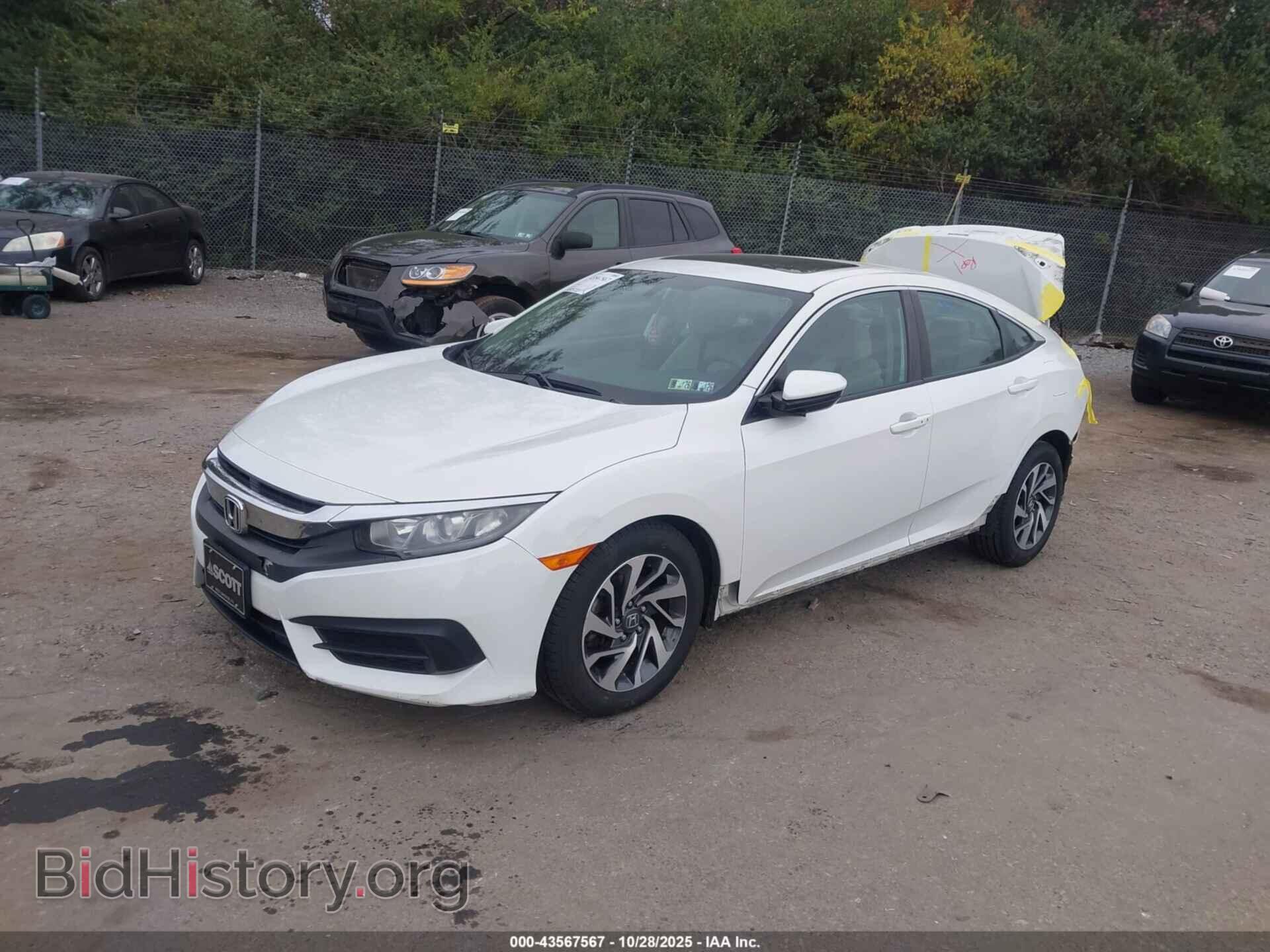 2016 HONDA CIVIC - VIN: 19XFC2F7XGE214013 - Фото 2