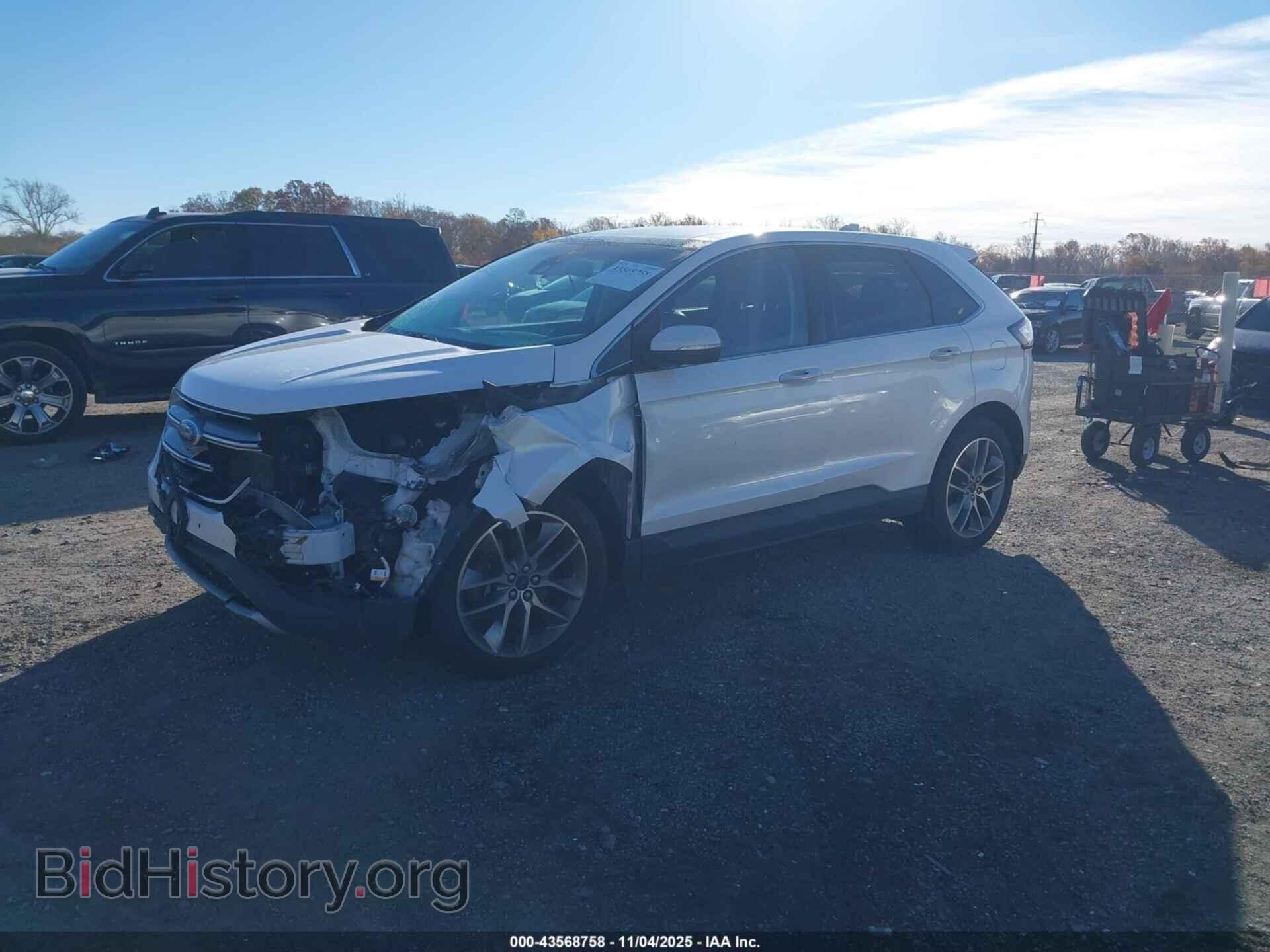 2016 FORD EDGE - VIN: 2FMPK4K80GBB62511 - Фото 2