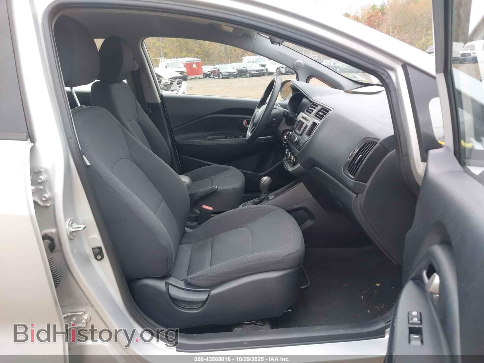 2012 KIA RIO5 - VIN: KNADN5A33C6011324 - Фото 5