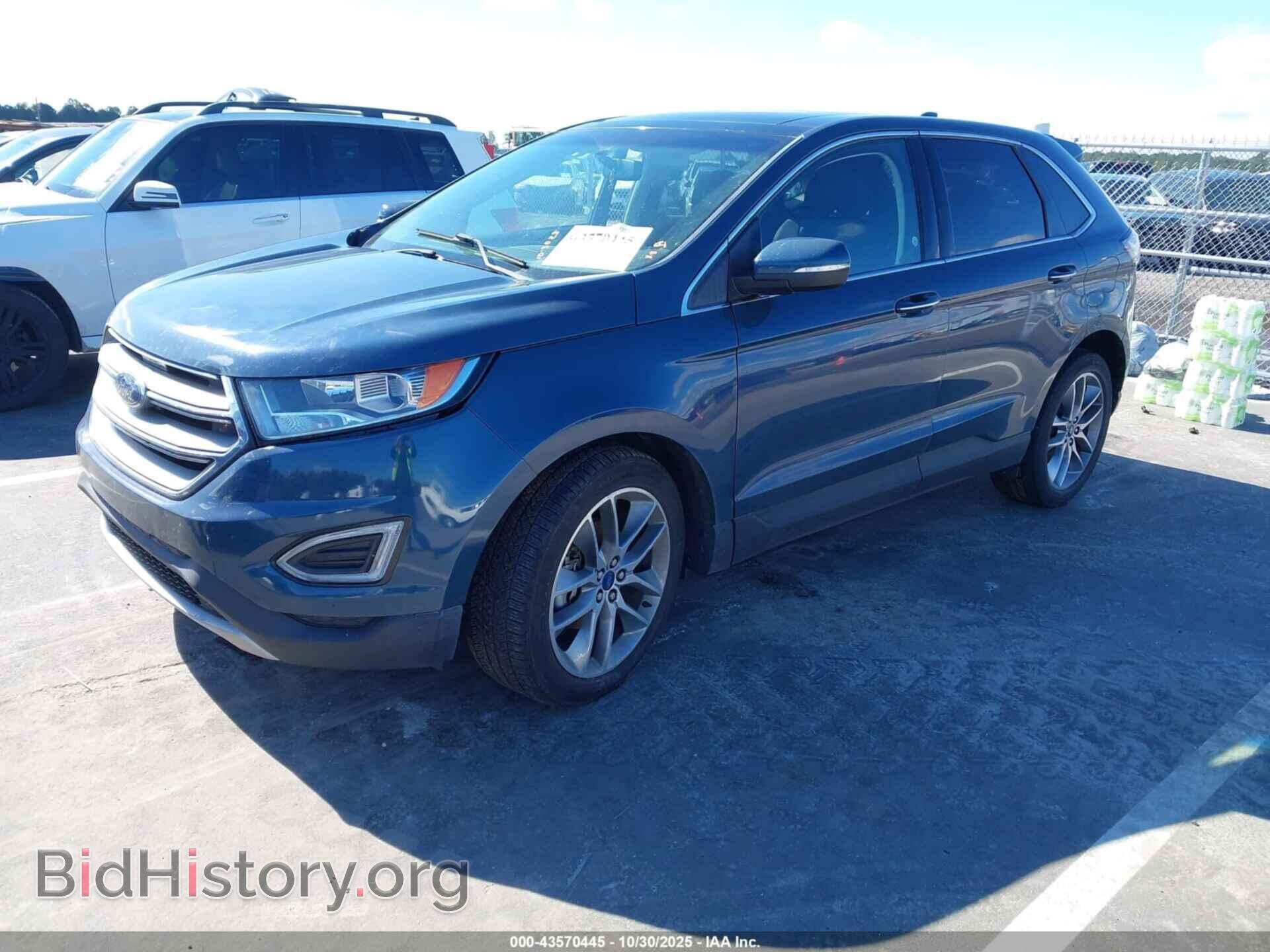 2016 FORD EDGE - VIN: 2FMPK3K97GBC29916 - Фото 2