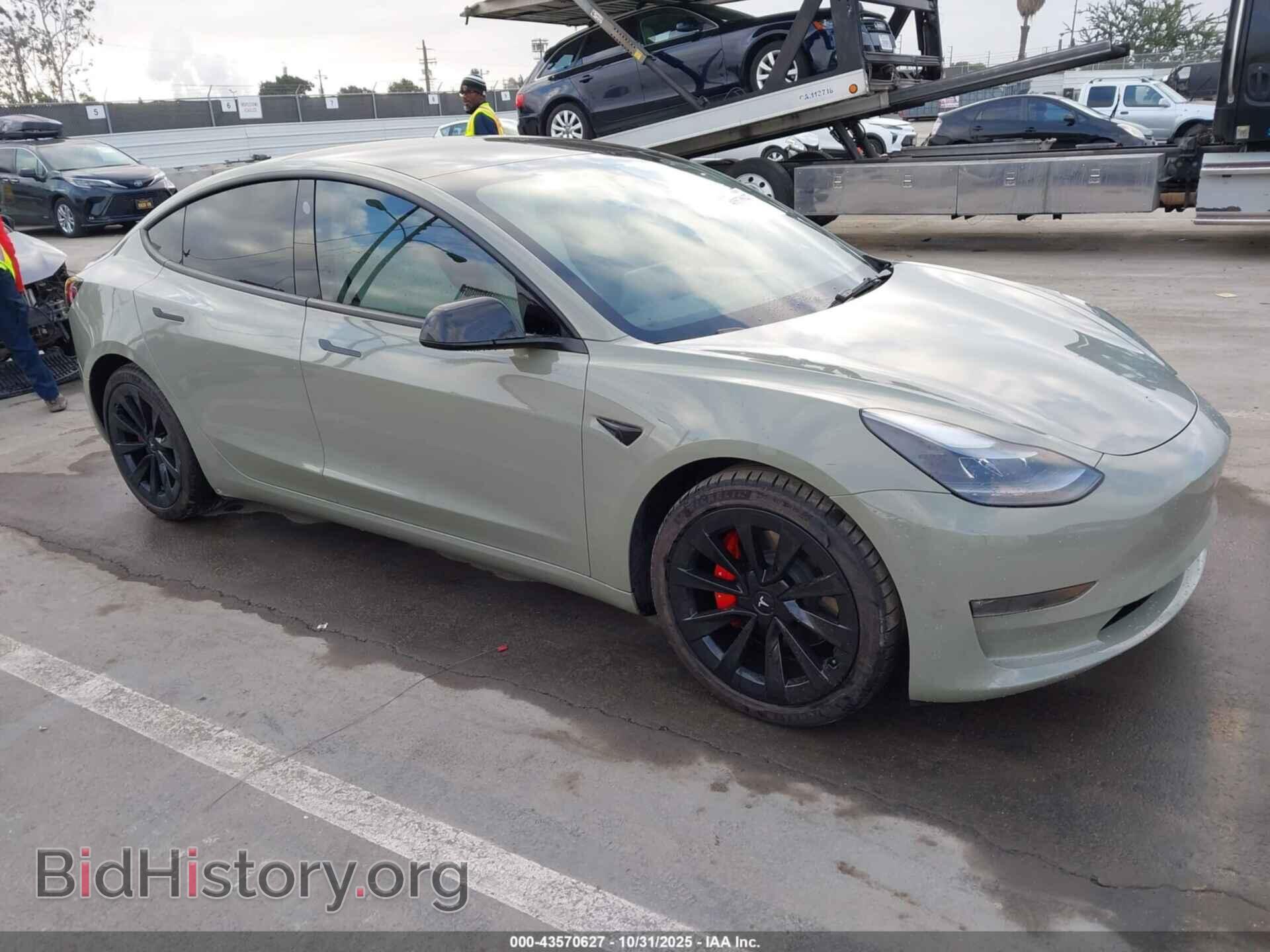 Photo 5YJ3E1EB2NF137402 - TESLA MODEL 3 2022