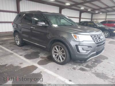 2017 Ford EXPLORER Limited, gray — VIN 1FM5K8F86HGA18268, IAAI