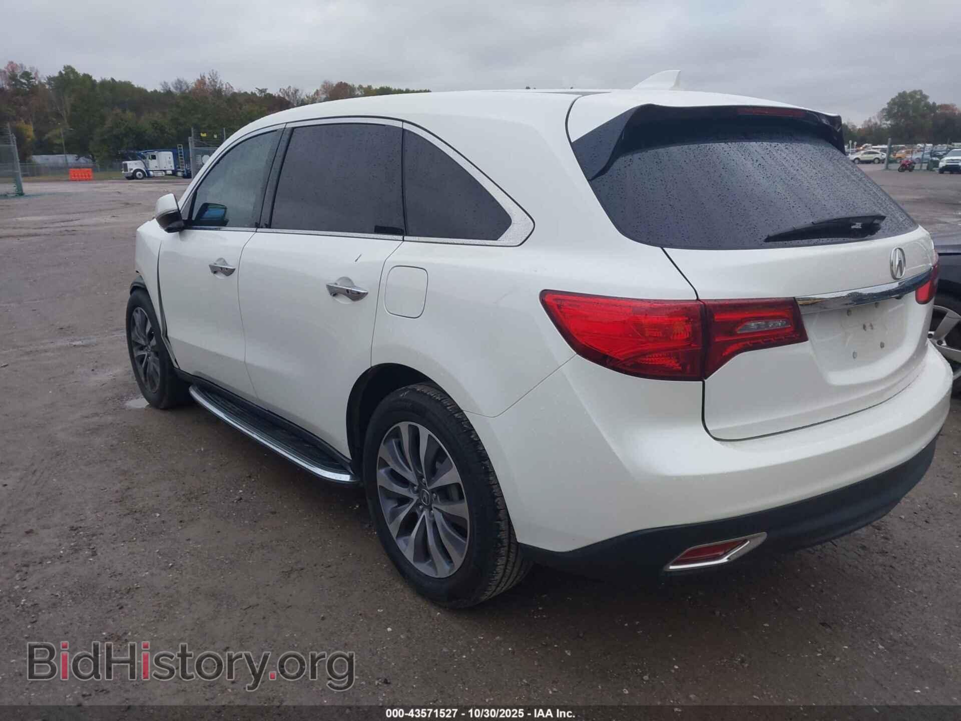 2014 ACURA MDX - VIN: 5FRYD3H42EB018085 - Фото 3