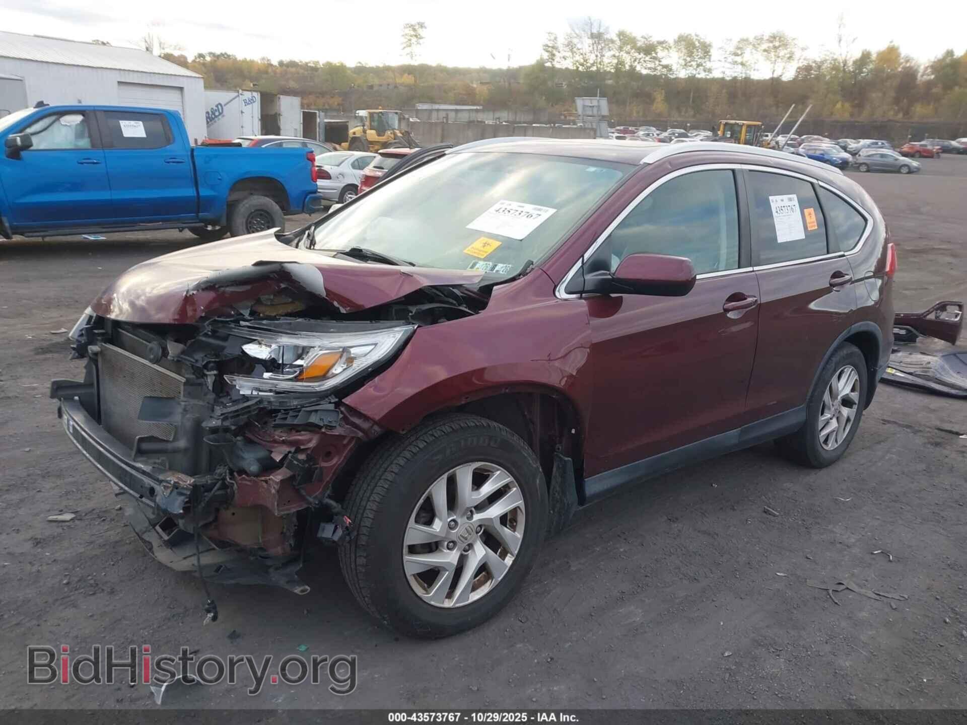 2015 HONDA CR-V - VIN: 2HKRM4H74FH655343 - Фото 2