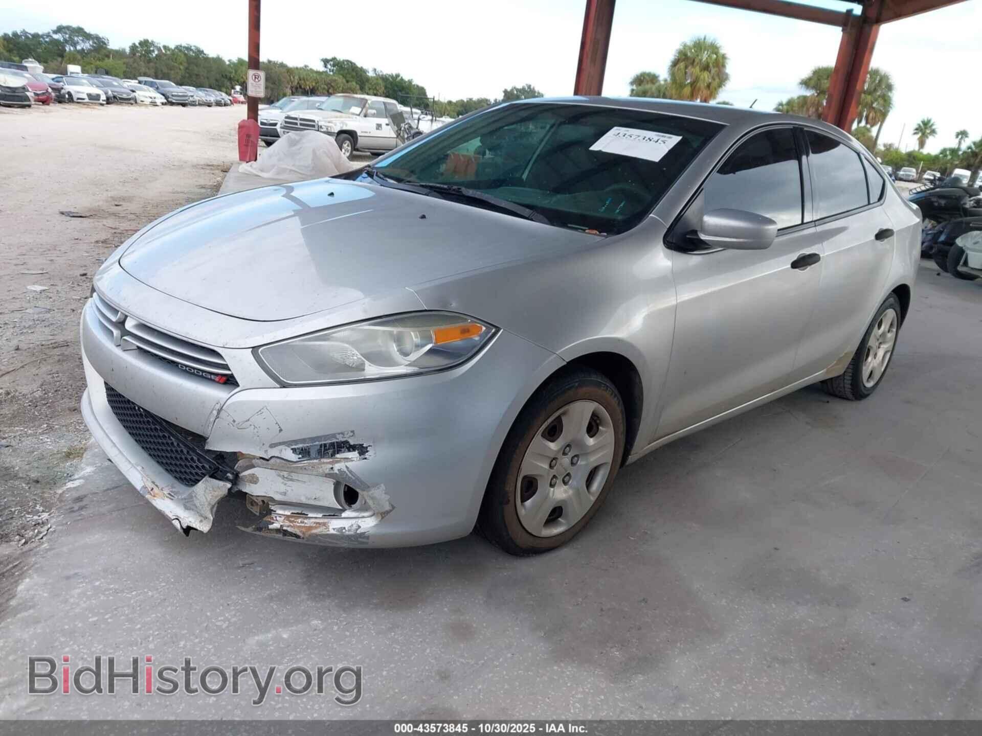 2013 DODGE DART - VIN: 1C3CDFAA2DD311914 - Фото 2