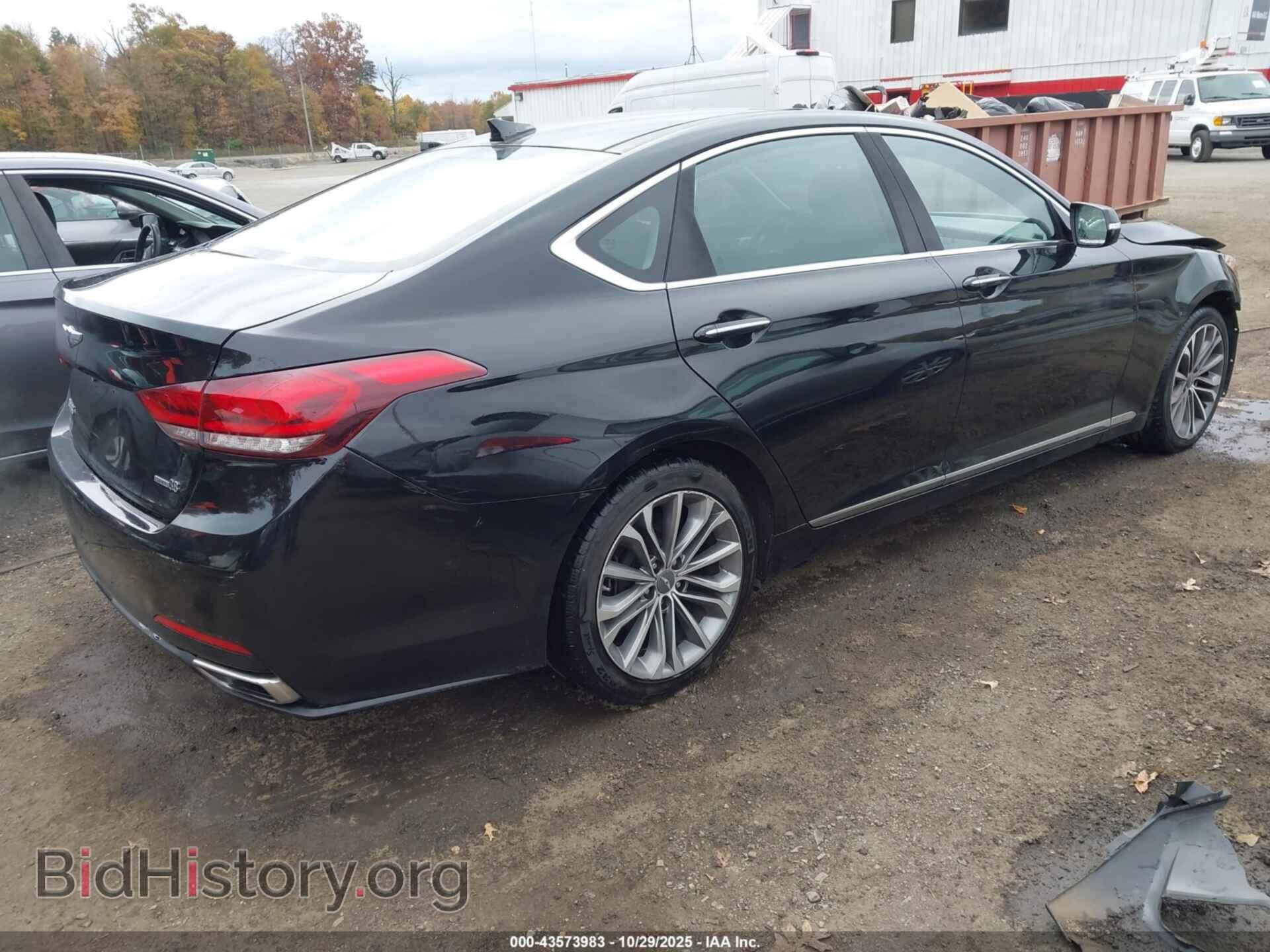 2016 HYUNDAI GENESIS - VIN: KMHGN4JEXGU109050 - Фото 4
