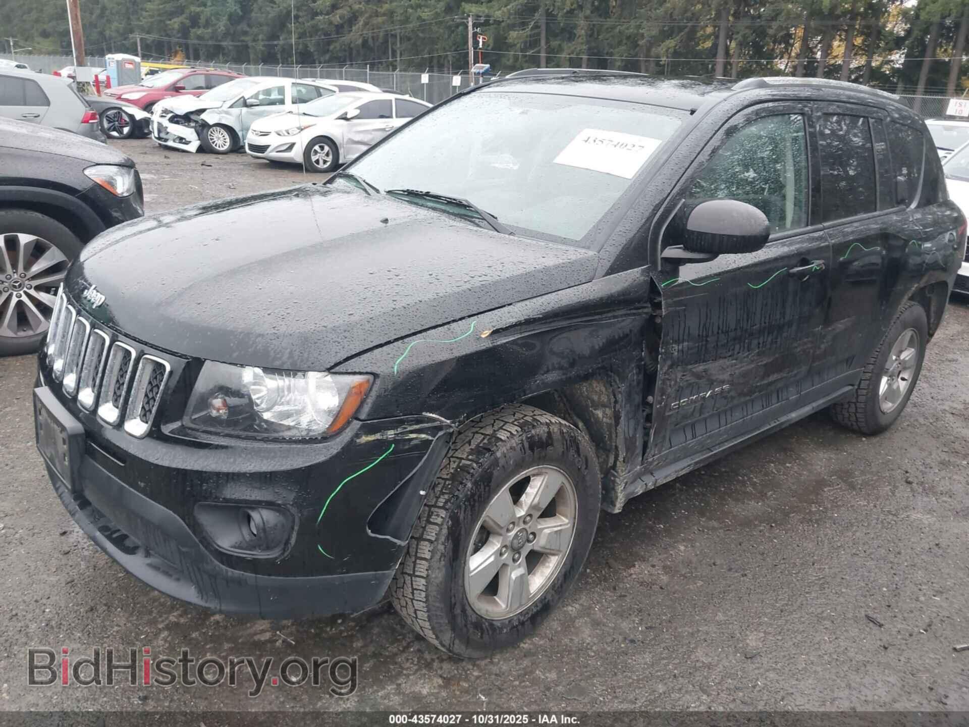 2014 JEEP COMPASS - VIN: 1C4NJCBA0ED801067 - Фото 2