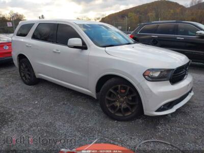 2017 Dodge DURANGO GT AWD, white — VIN 1C4RDJDG0HC639689, IAAI