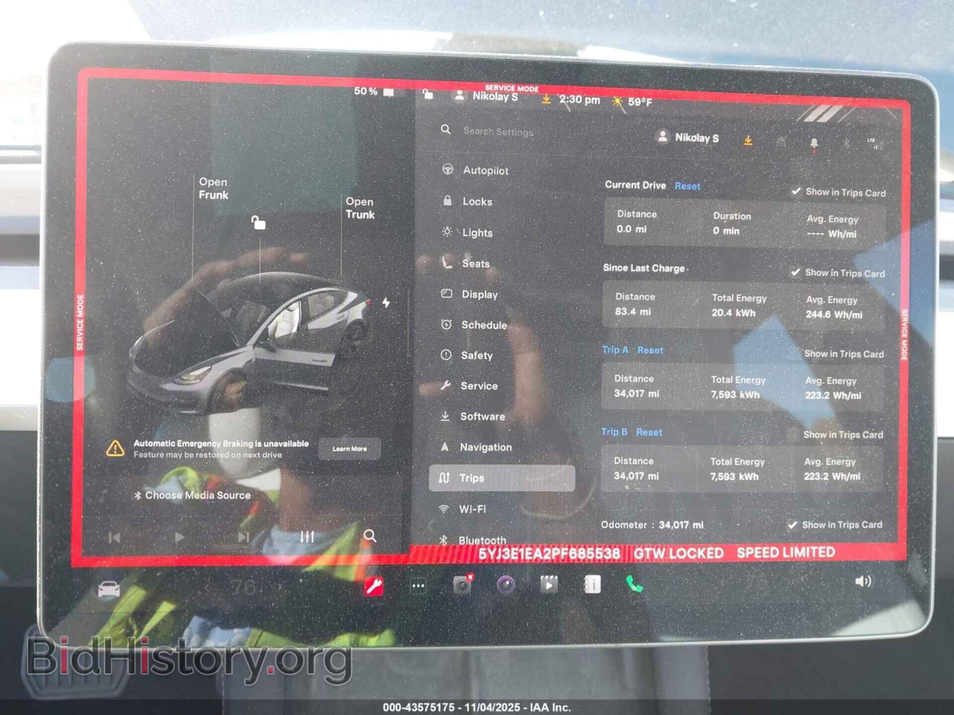 2023 TESLA MODEL 3 - VIN: 5YJ3E1EA2PF685538 - Фото 7