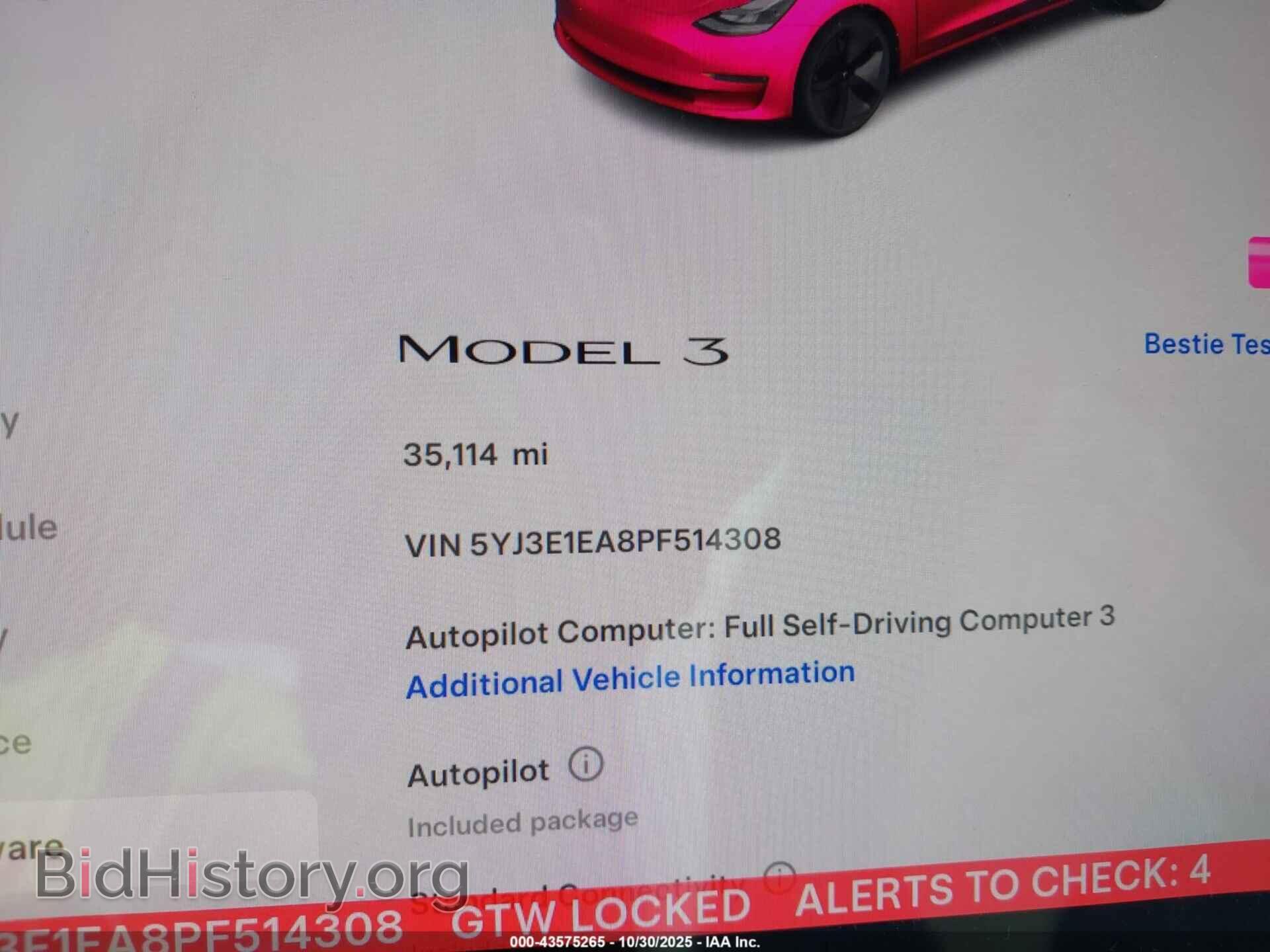 2023 TESLA MODEL 3 - VIN: 5YJ3E1EA8PF514308 - Фото 7