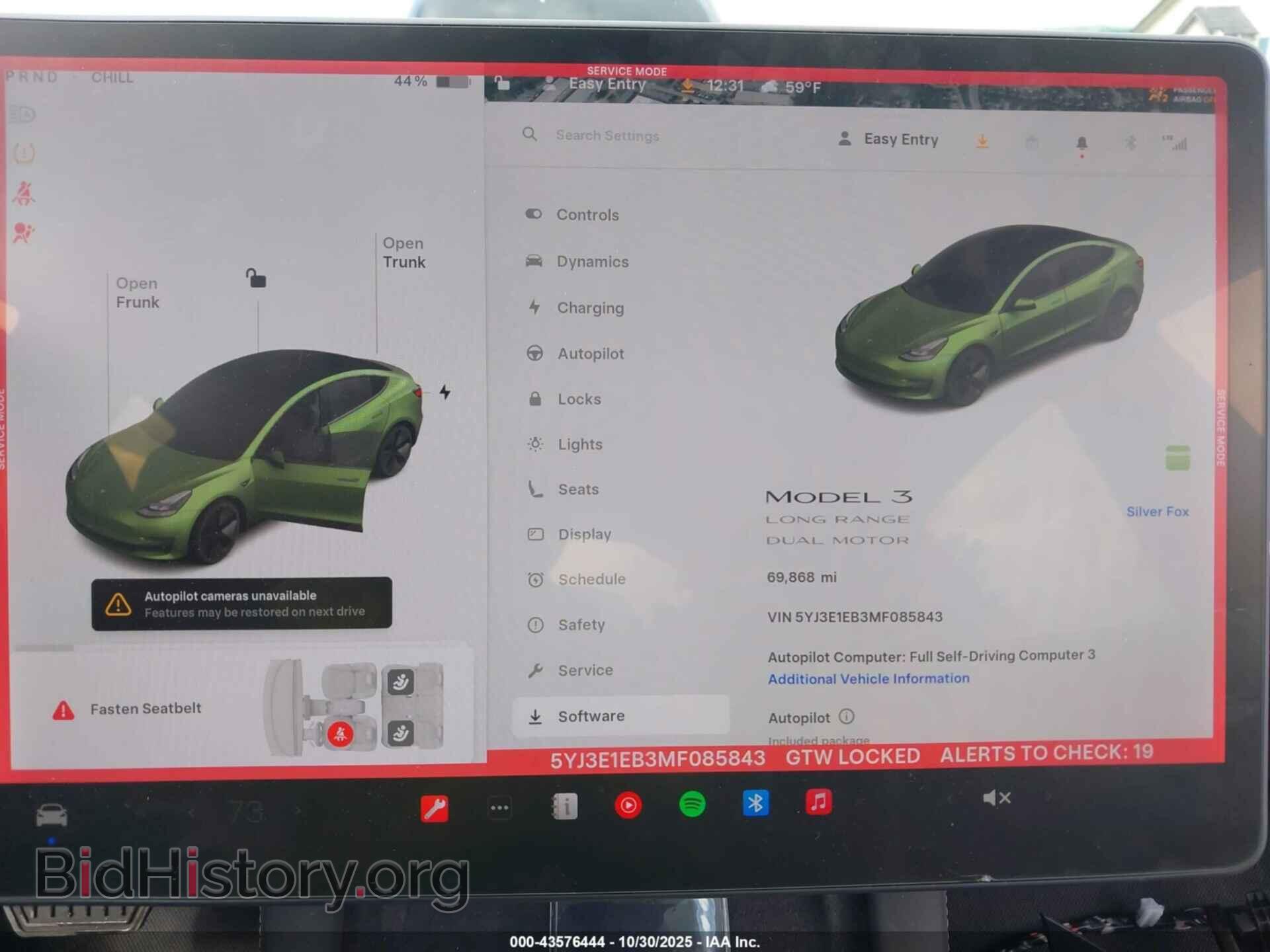 2021 TESLA MODEL 3 - VIN: 5YJ3E1EB3MF085843 - Photo 7