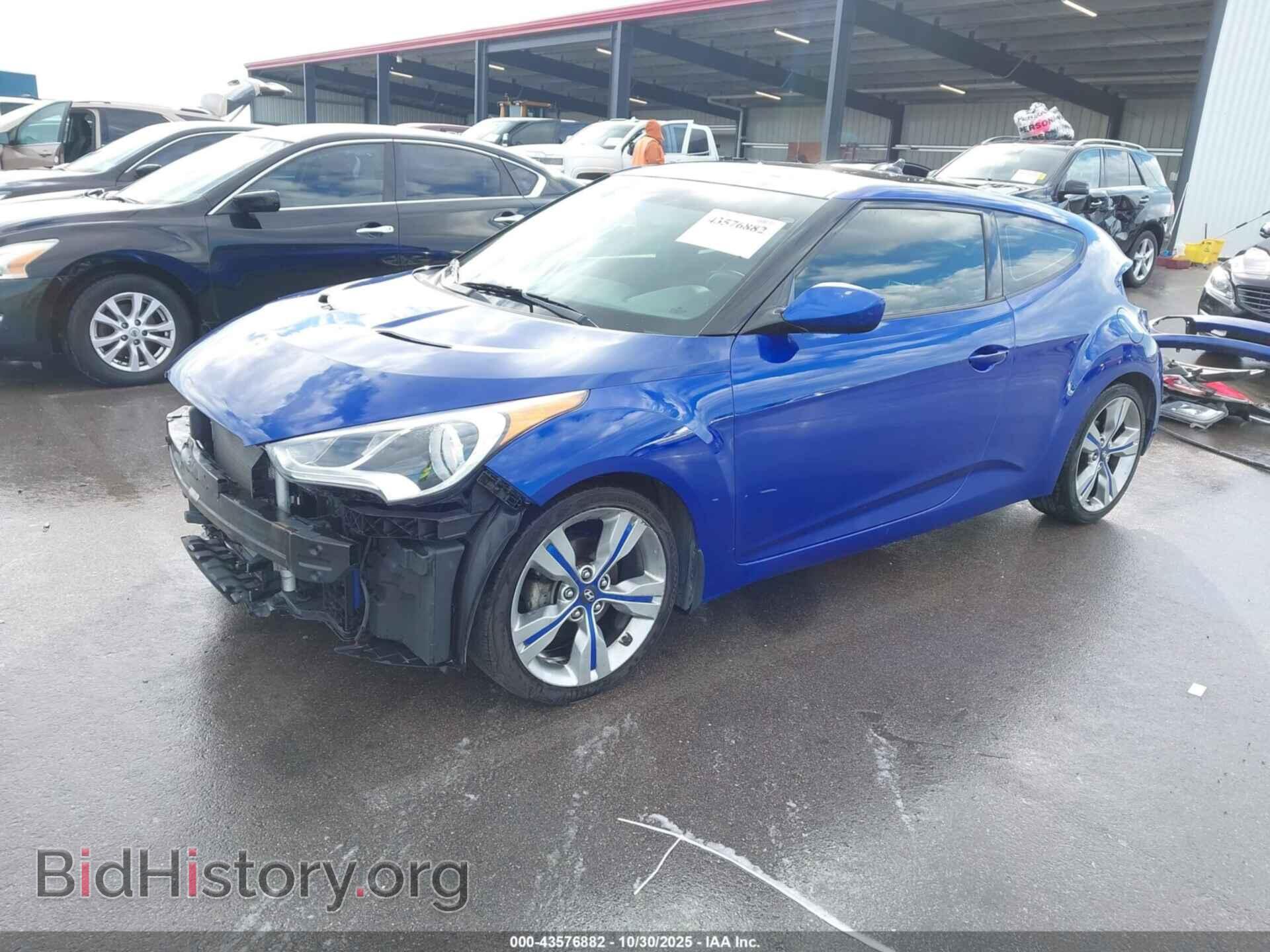 2013 HYUNDAI VELOSTER - VIN: KMHTC6AD0DU096702 - Фото 2