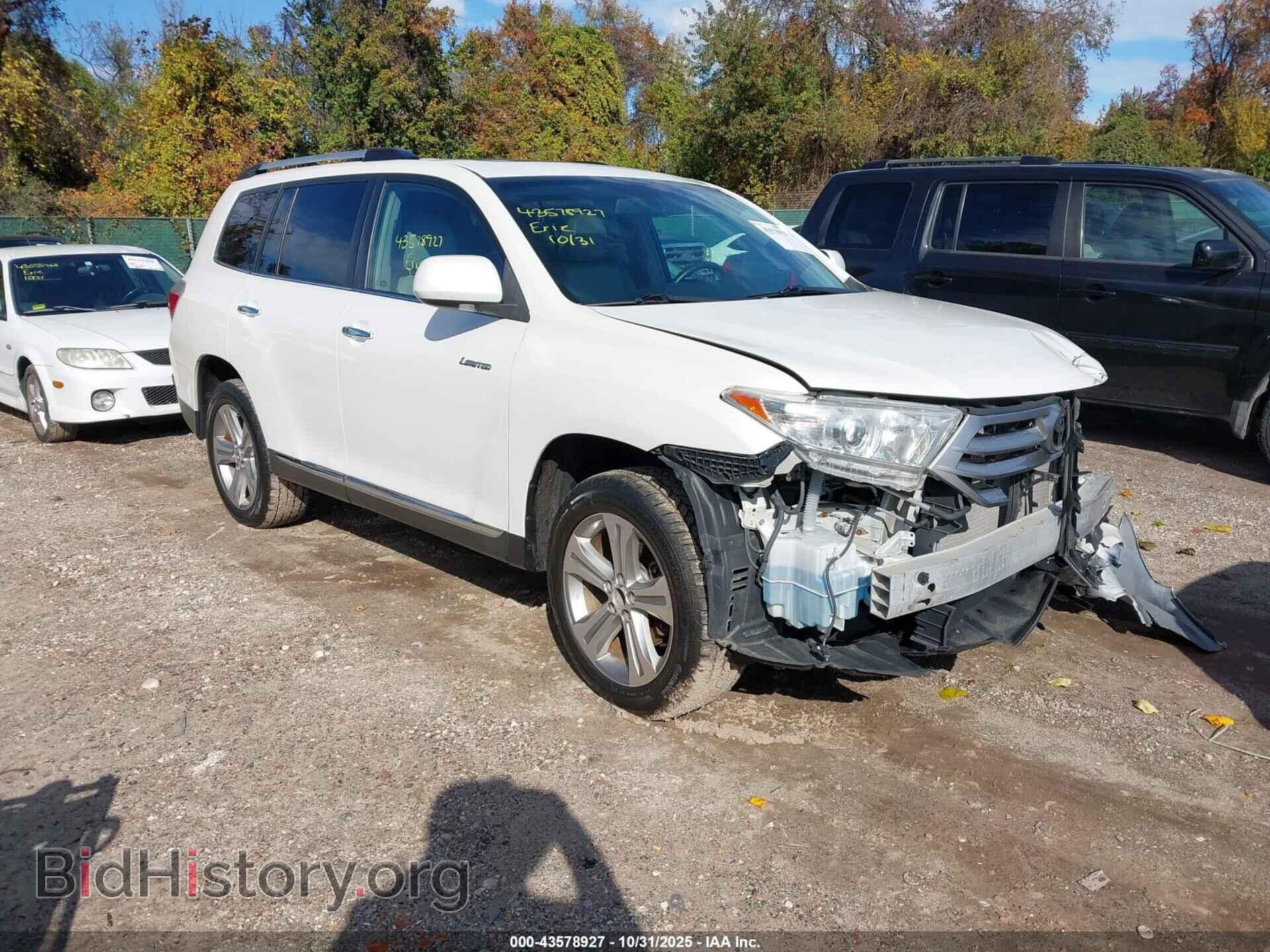 Фотография 5TDDK3EH8DS189351 - TOYOTA HIGHLANDER 2013