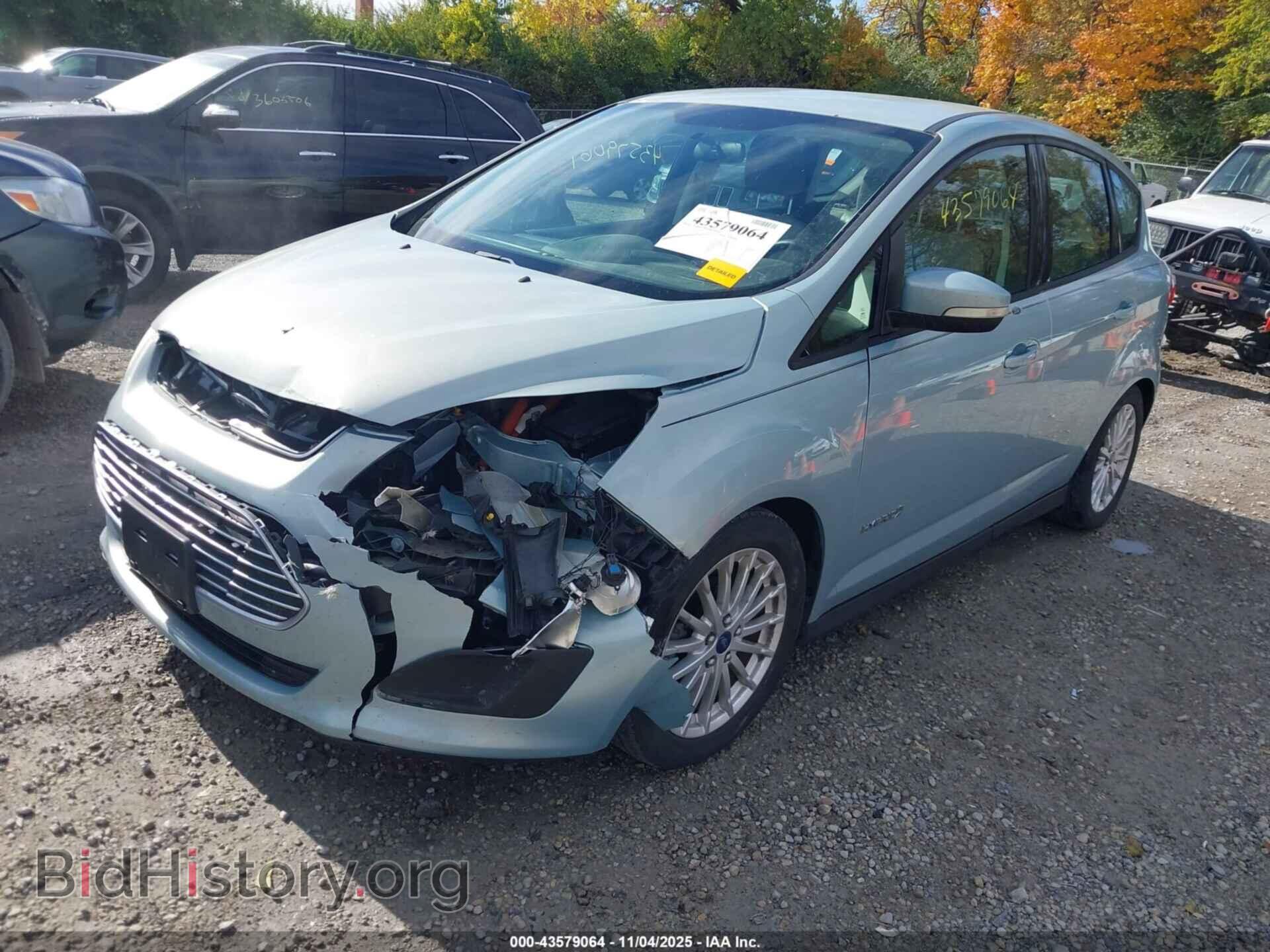 2013 FORD C-MAX HYBRID - VIN: 1FADP5AU0DL536307 - Фото 2