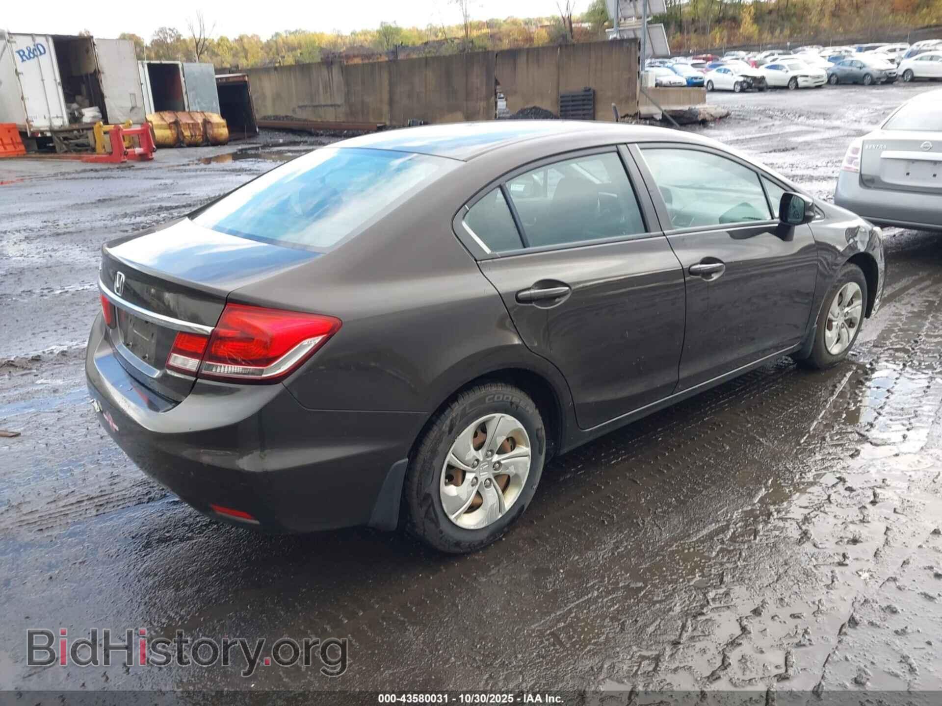 2013 HONDA CIVIC - VIN: 2HGFB2F51DH596144 - Фото 4