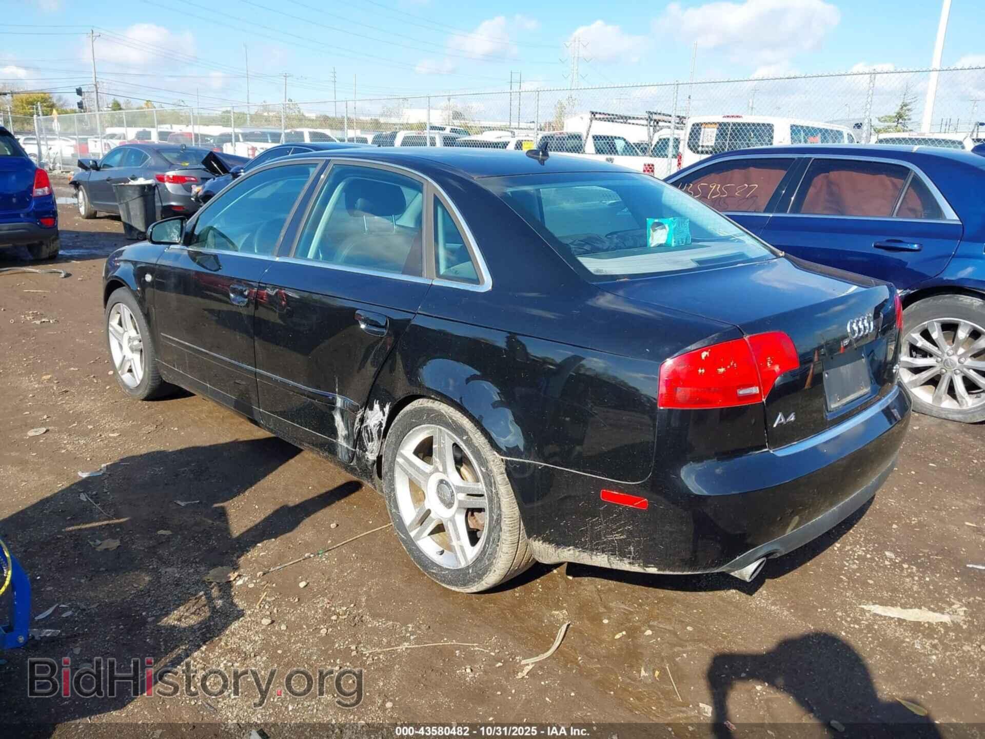 2007 AUDI A4 - VIN: WAUAF78EX7A112480 - Photo 3