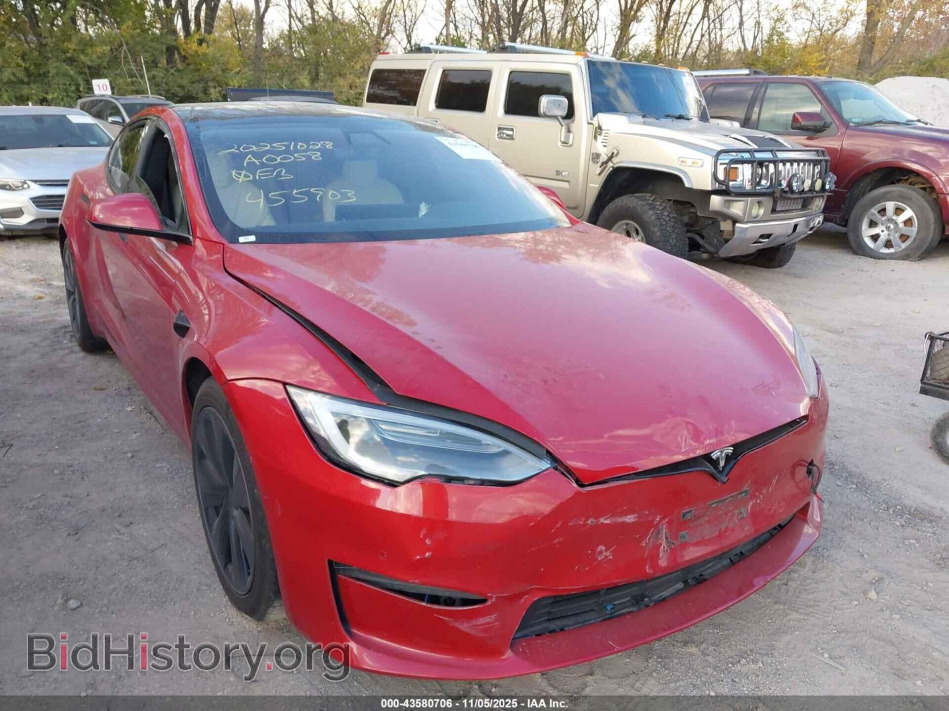 Фотография 5YJSA1E53MF455903 - TESLA MODEL S 2021