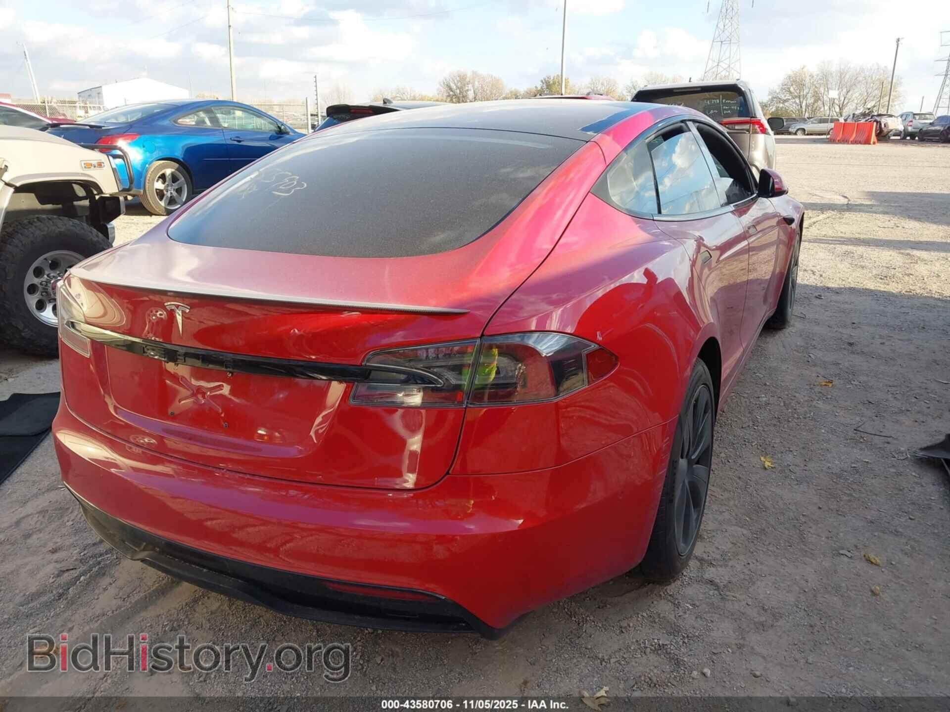 2021 TESLA MODEL S - VIN: 5YJSA1E53MF455903 - Фото 4