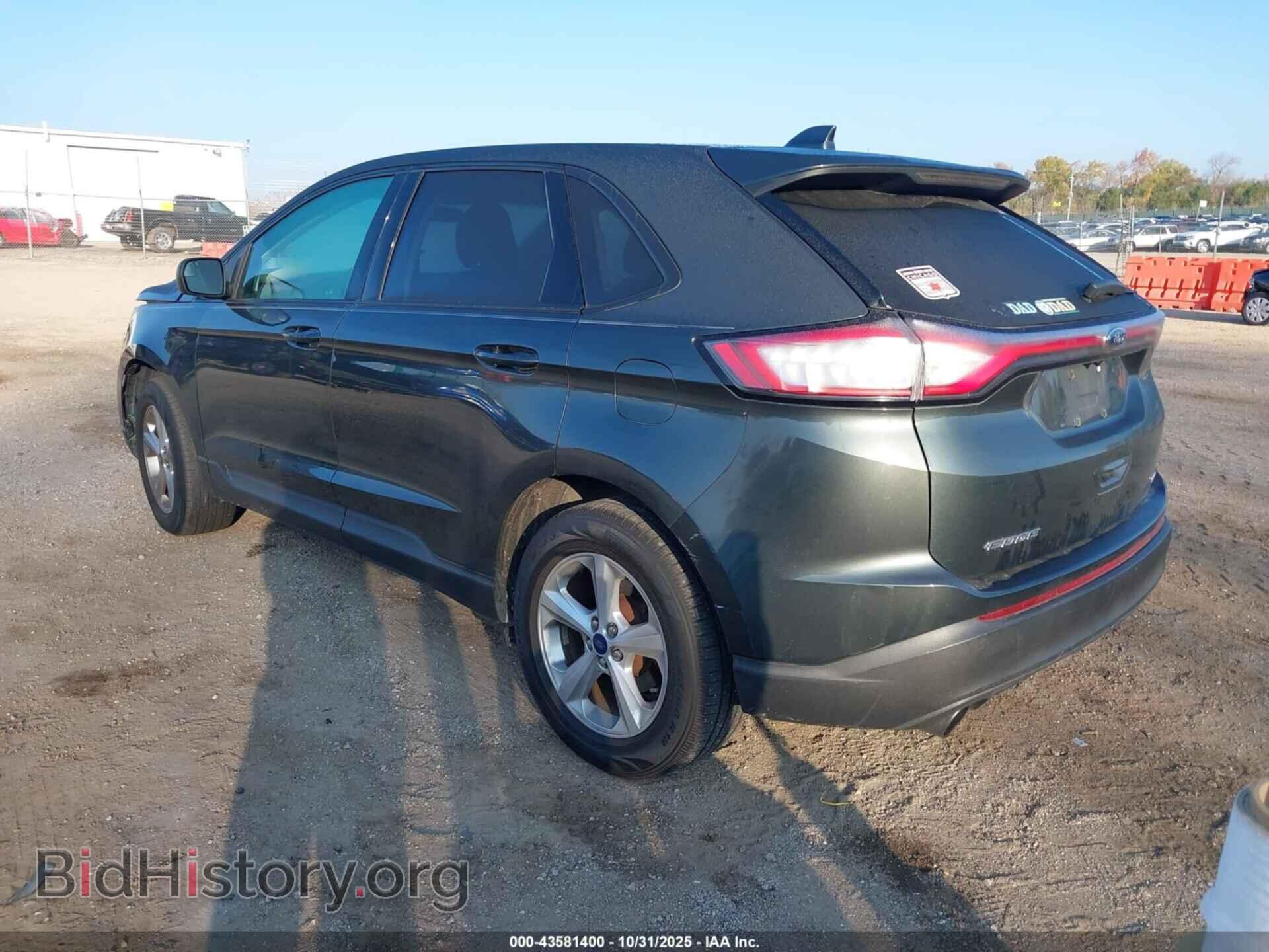 2015 FORD EDGE - VIN: 2FMTK3G91FBB72425 - Фото 3