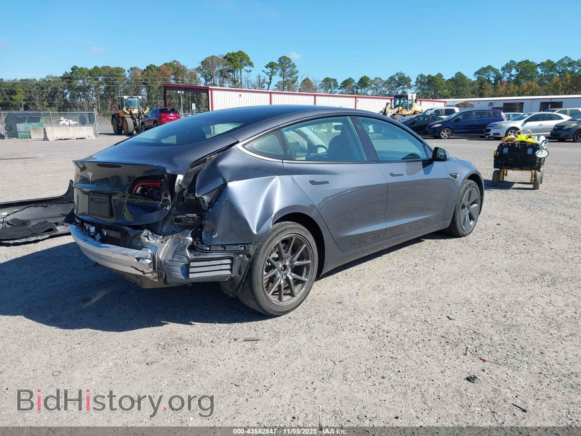 2022 TESLA MODEL 3 - VIN: 5YJ3E1EA2NF189362 - Фото 4