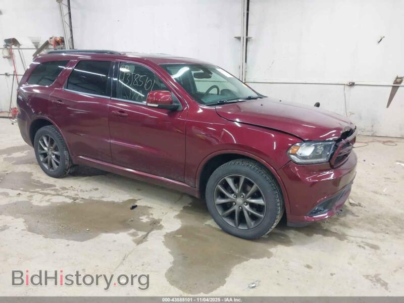 2017 Dodge DURANGO GT AWD (VIN 1C4RDJDG3HC741309) — photo 1 of 18, IAAI, damage: front end