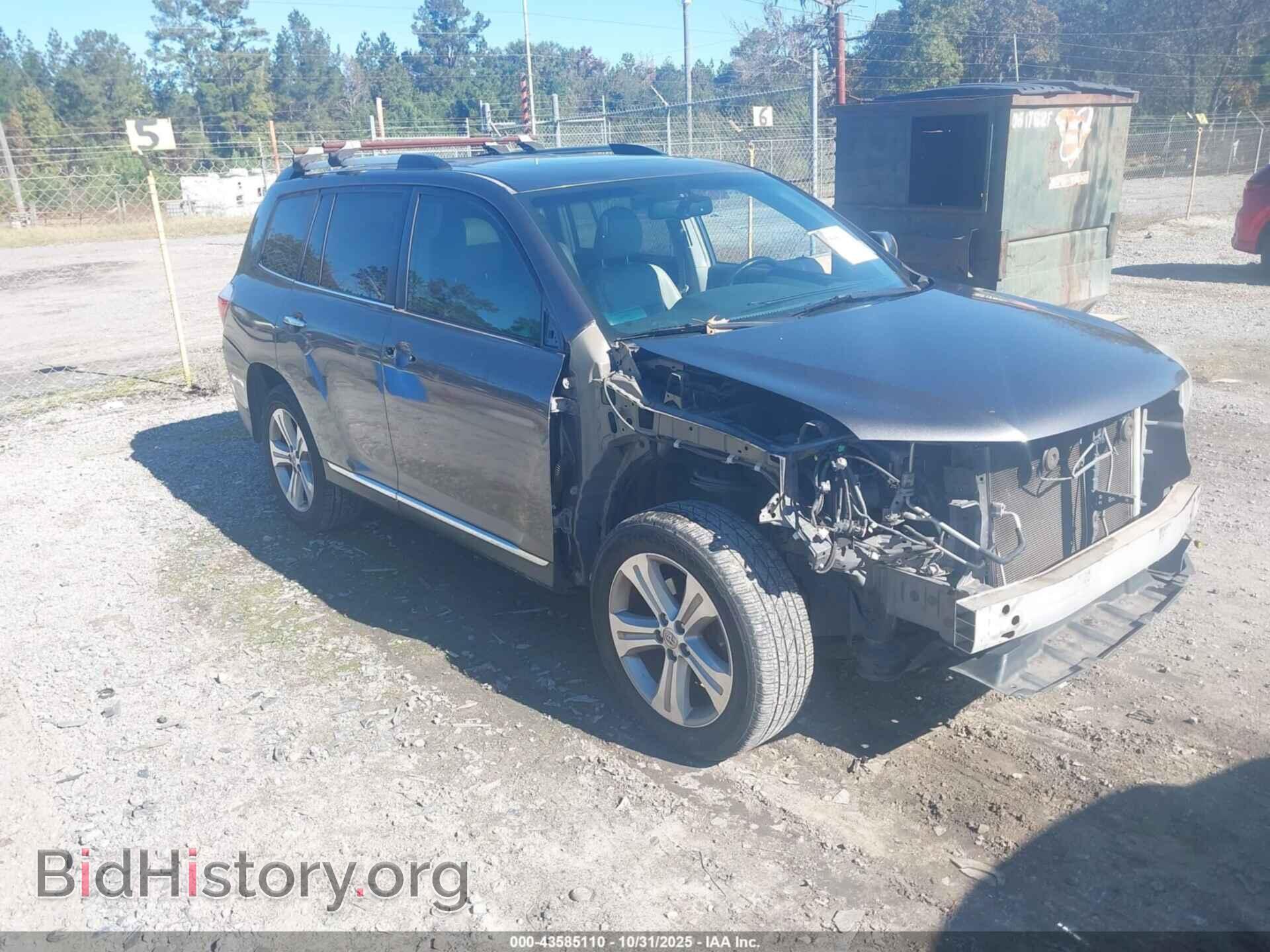 Фотография 5TDYK3EH1DS115464 - TOYOTA HIGHLANDER 2013