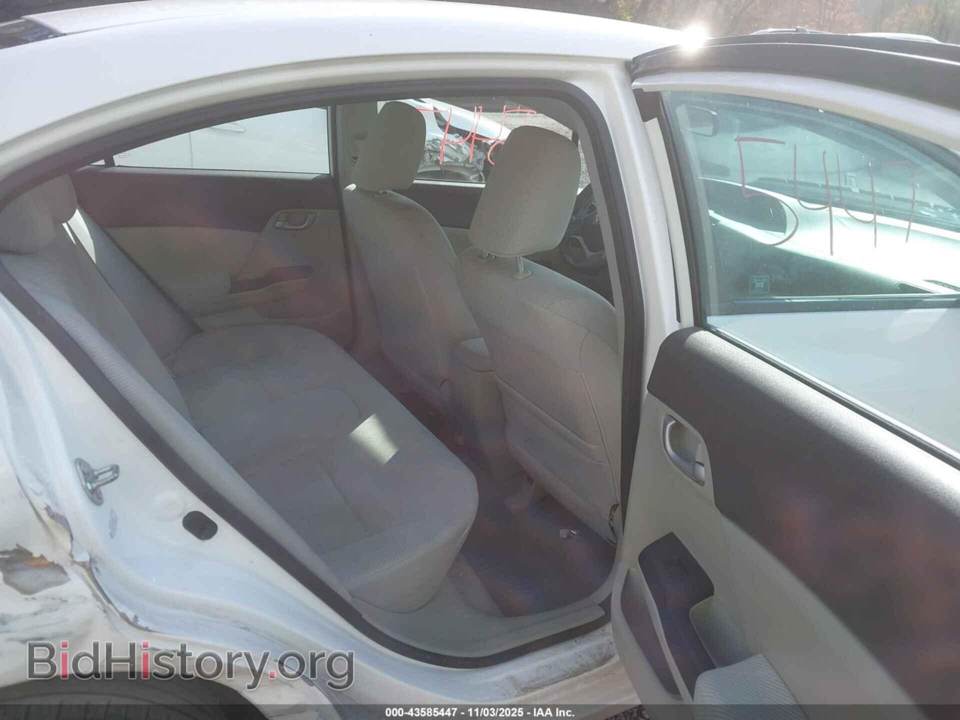 2012 HONDA CIVIC - VIN: 19XFB2F56CE383893 - Фото 8