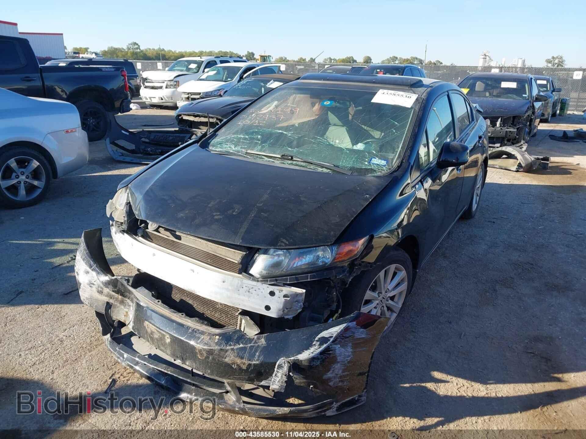 2012 HONDA CIVIC - VIN: 19XFB2F91CE042937 - Фото 2