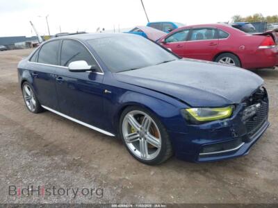 2014 Audi S4 3.0T Premium Plus, blue — VIN WAUBGAFL8EA065740, IAAI
