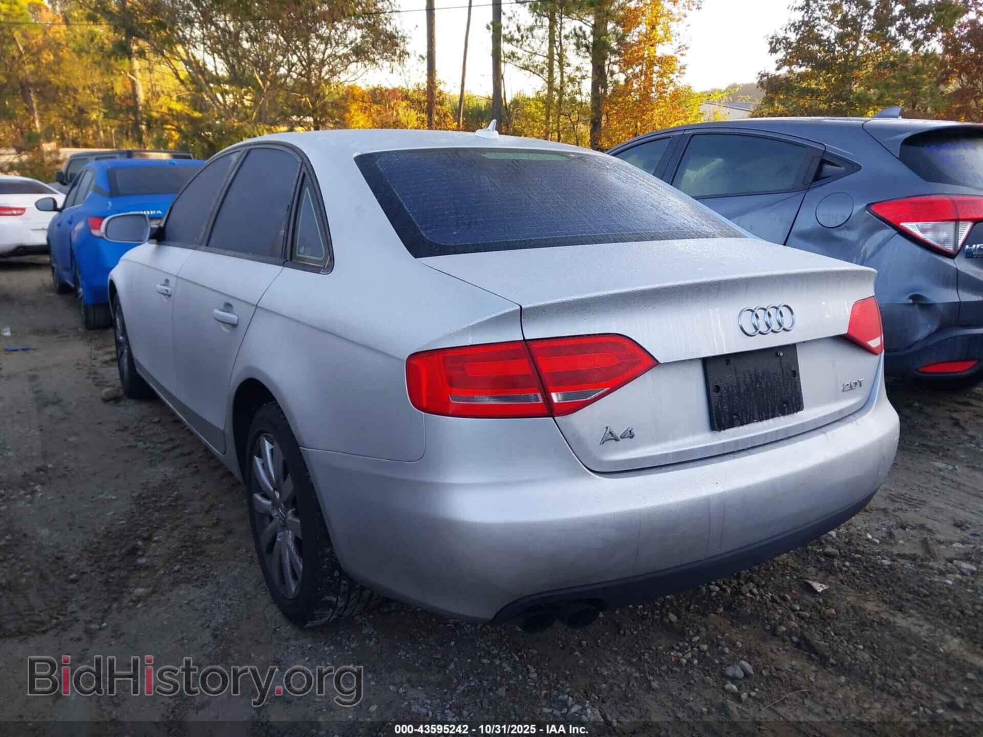 2012 AUDI A4 - VIN: WAUAFAFL6CA048558 - Photo 3