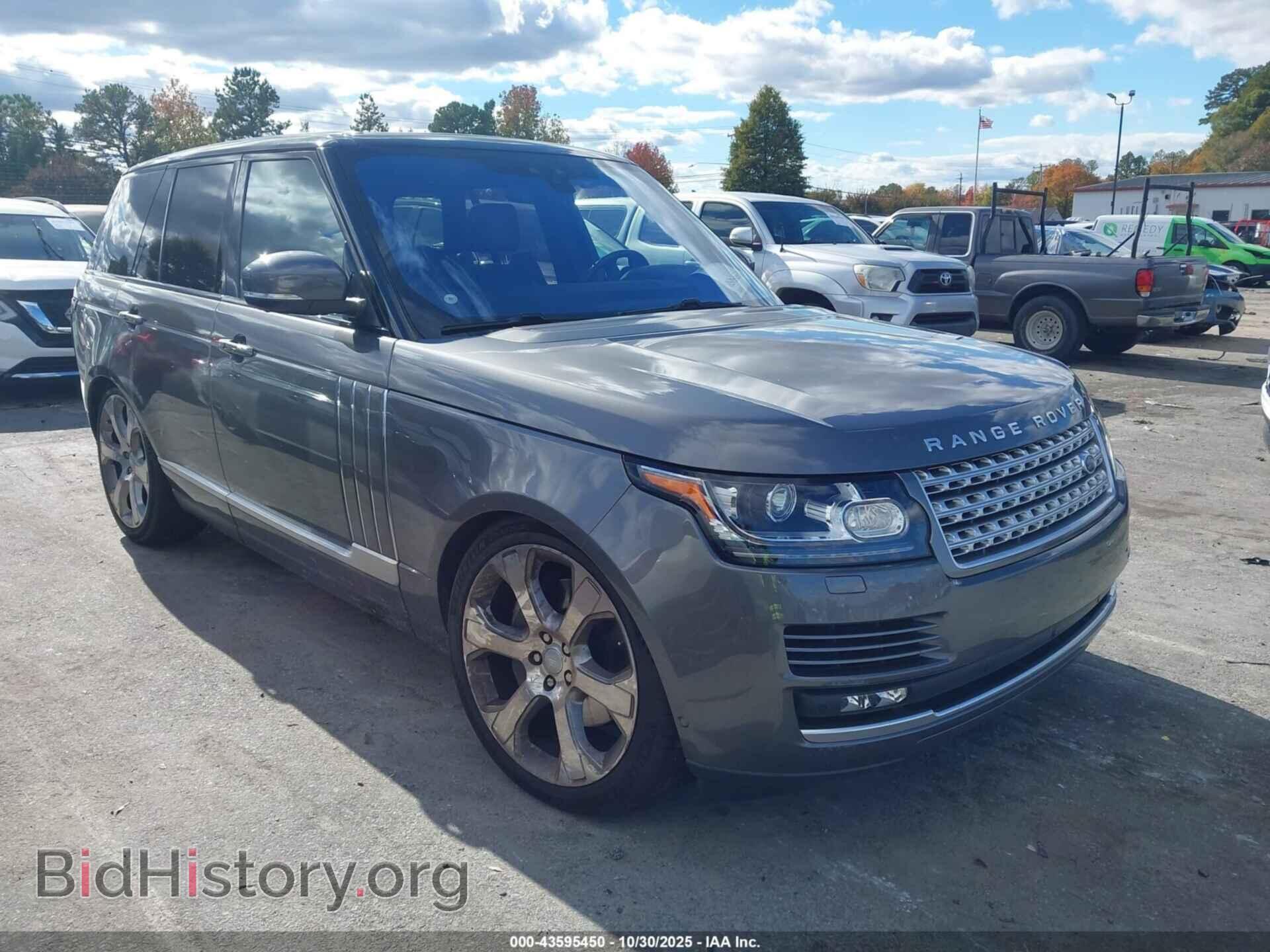 Photo SALGS2FE6HA320493 - LAND ROVER RANGE ROVER 2017