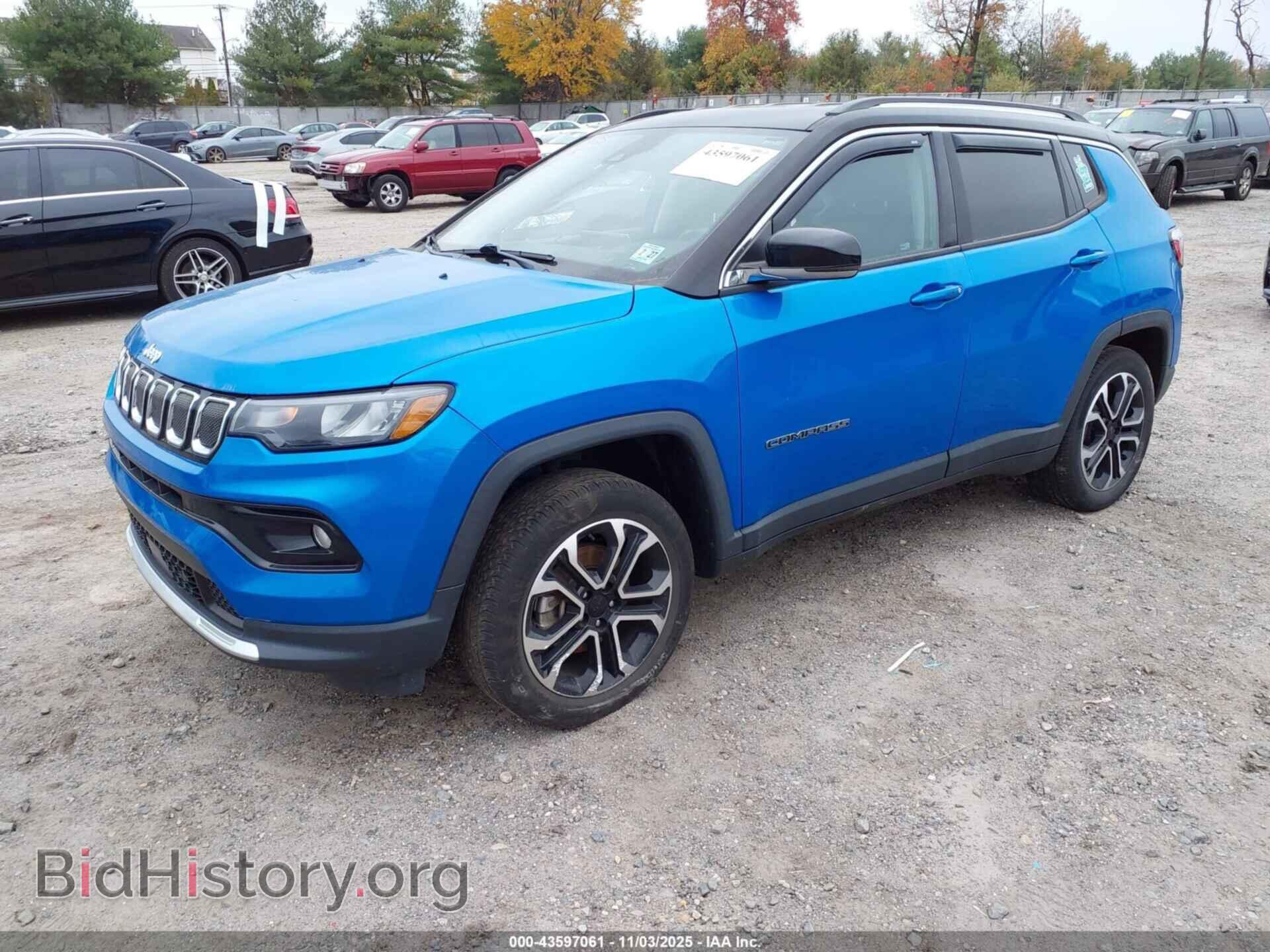 2022 JEEP COMPASS - VIN: 3C4NJDCB5NT154592 - Фото 2