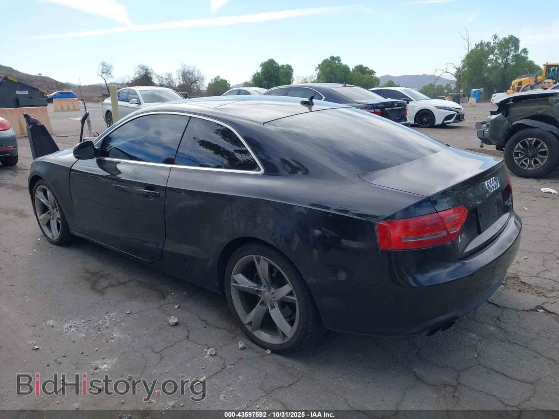 2012 AUDI A5 - VIN: WAULFAFR2CA004182 - Photo 3