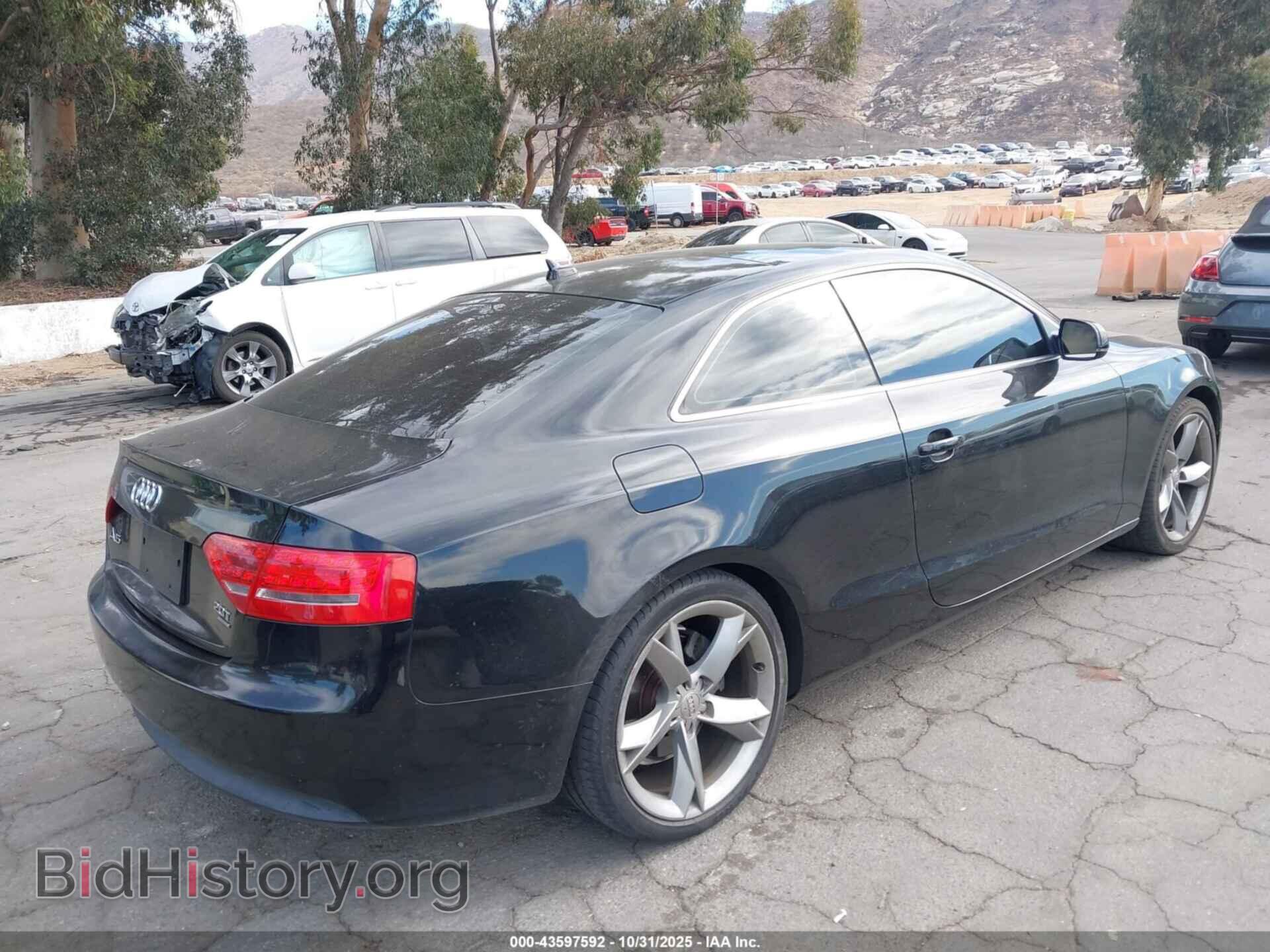 2012 AUDI A5 - VIN: WAULFAFR2CA004182 - Photo 4