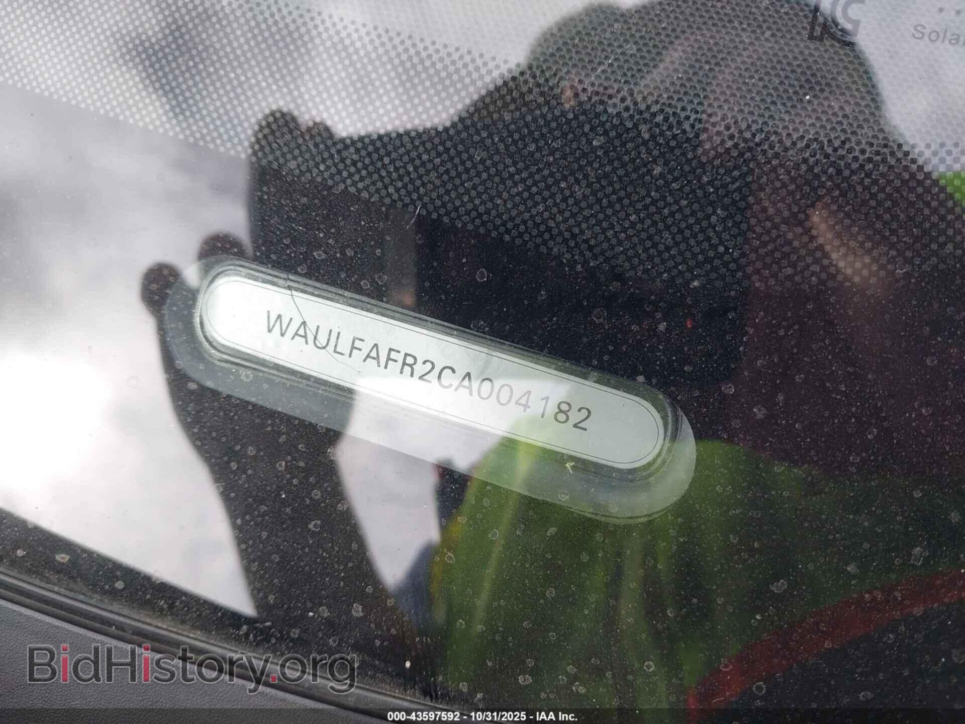 2012 AUDI A5 - VIN: WAULFAFR2CA004182 - Photo 9