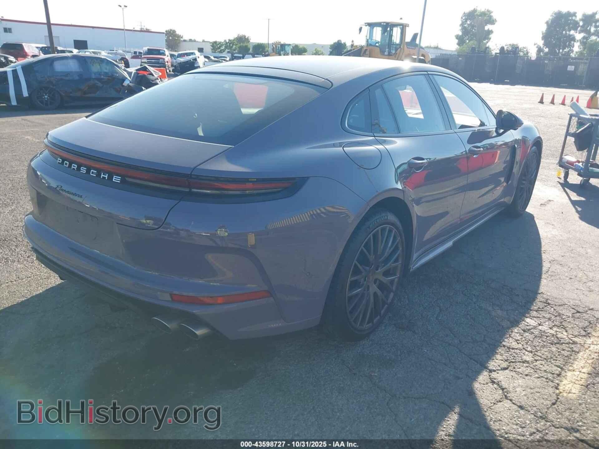 2025 PORSCHE PANAMERA - VIN: WP0AA2YA0SL007719 - Фото 4
