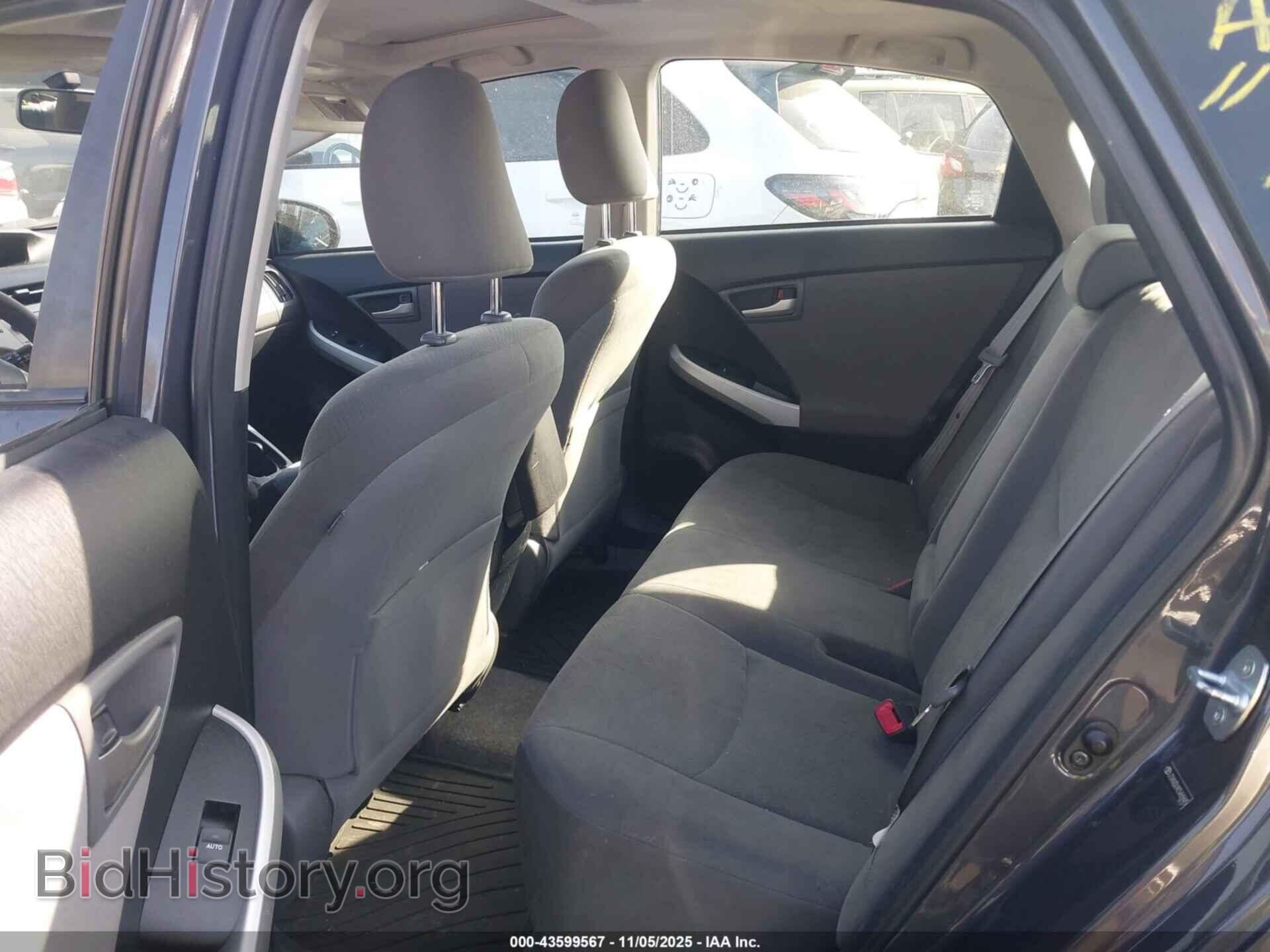 2012 TOYOTA PRIUS - VIN: JTDKN3DU9C5465845 - Фото 5